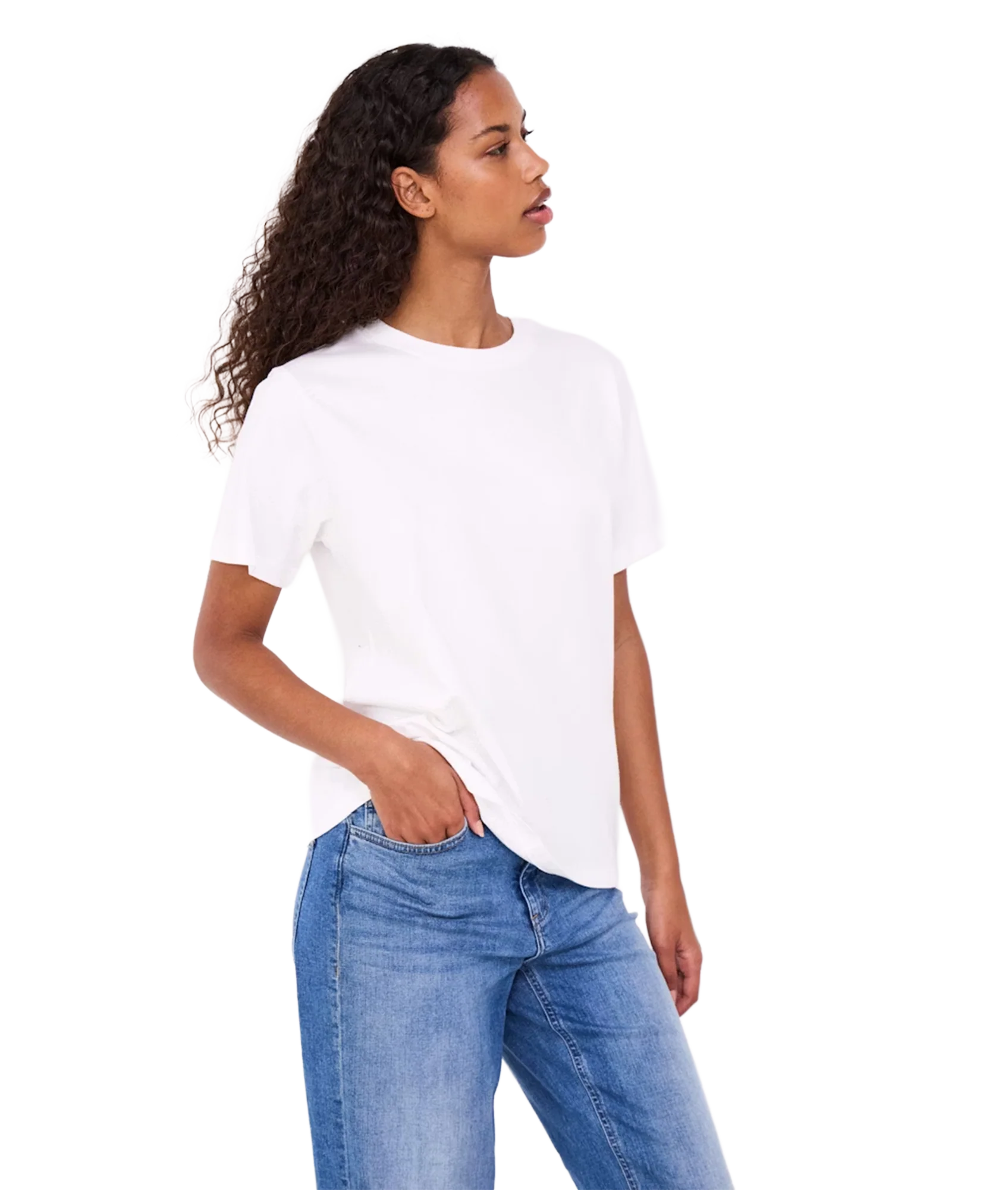 Palmer Loose SS T-Shirt - Cloud Dancer - Image 4