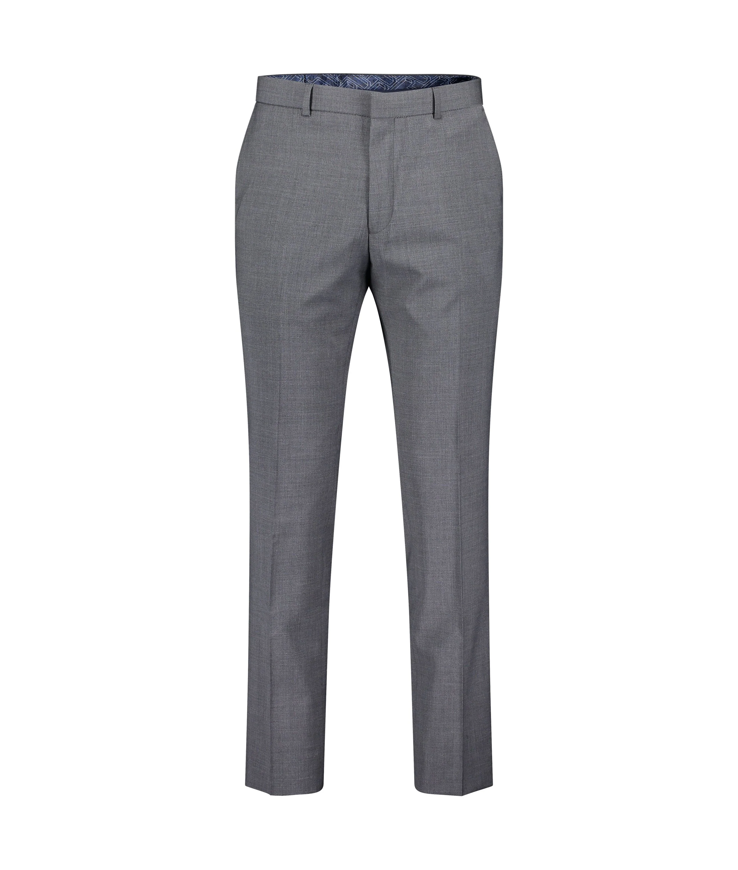 Panama Slim Fit Suit Trousers - Grey