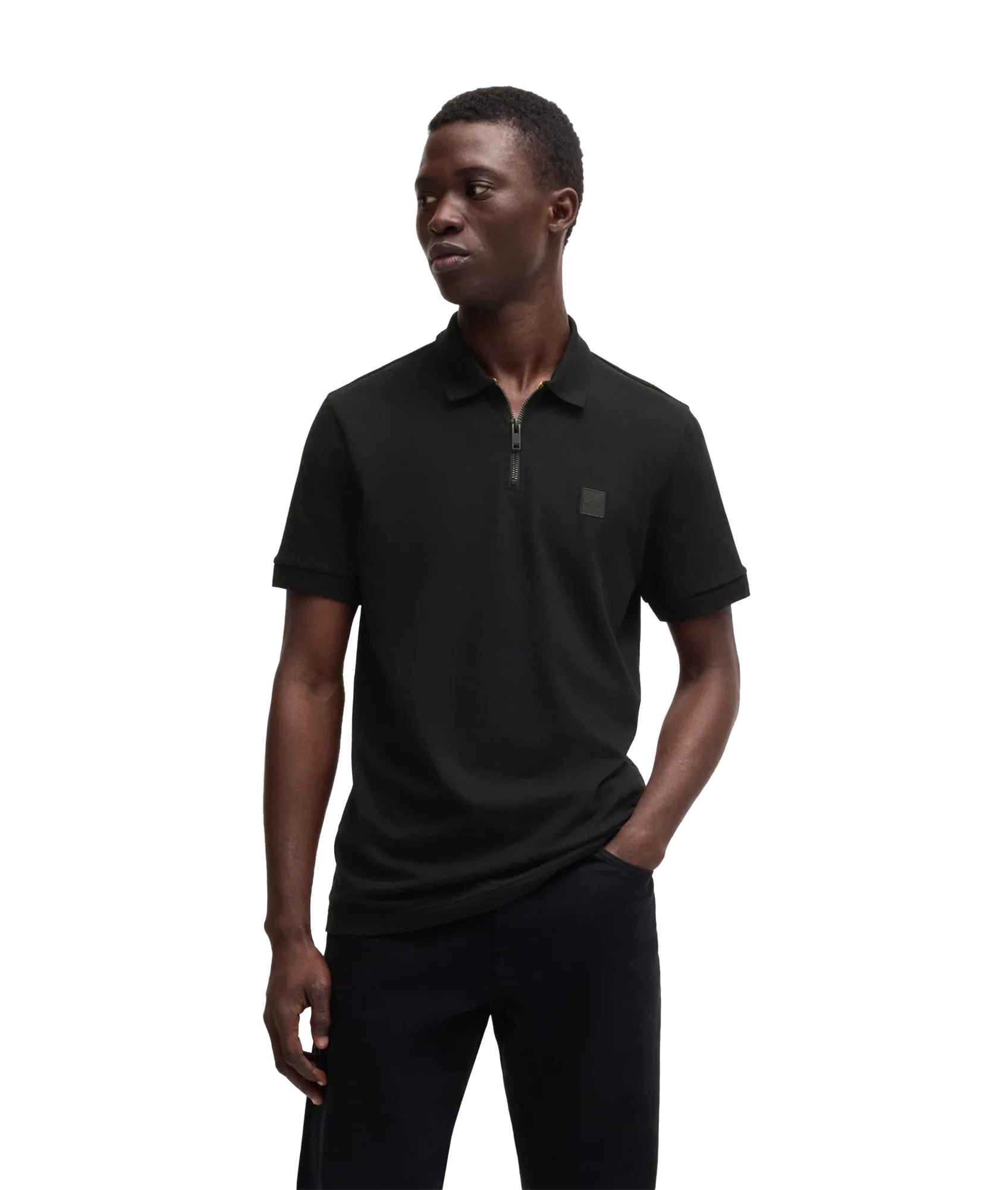 Passerzip Polo Shirts - Black - Image 3