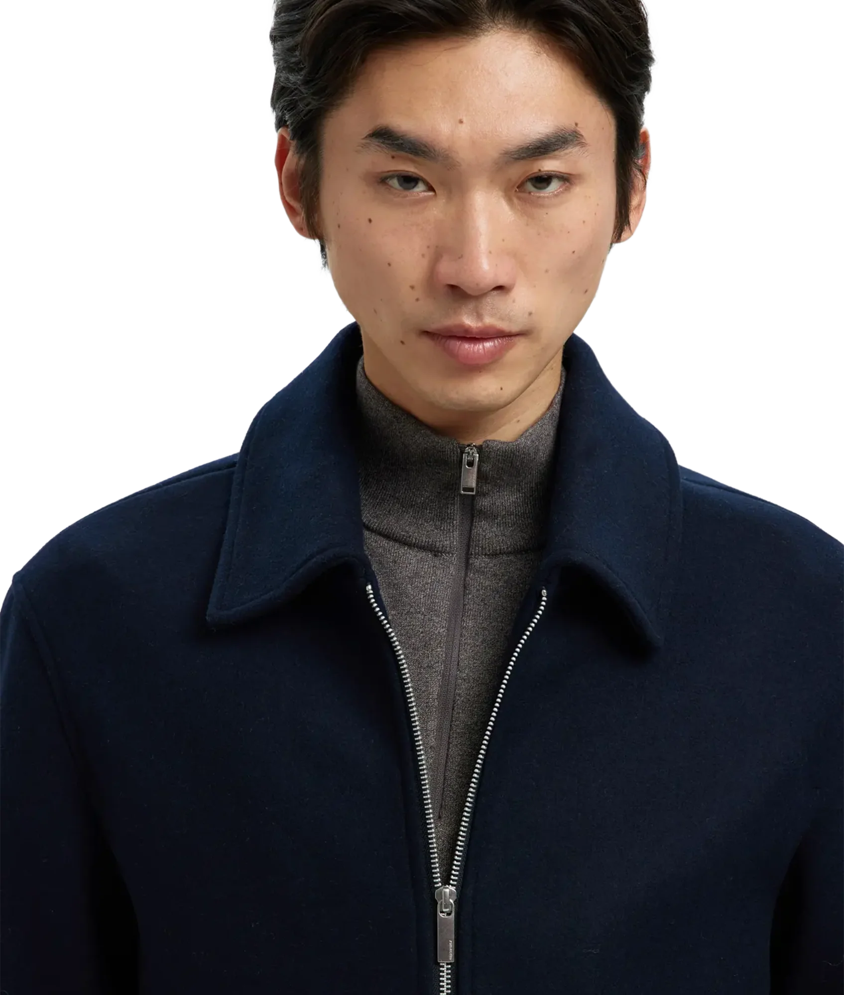 Philip Wool Blend Jkt - Sky Captain - Image 3