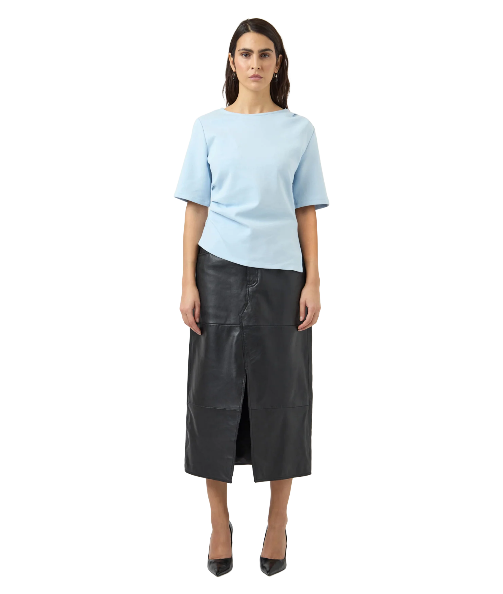 Pina 2/4 Tee S. - Blue - Image 3