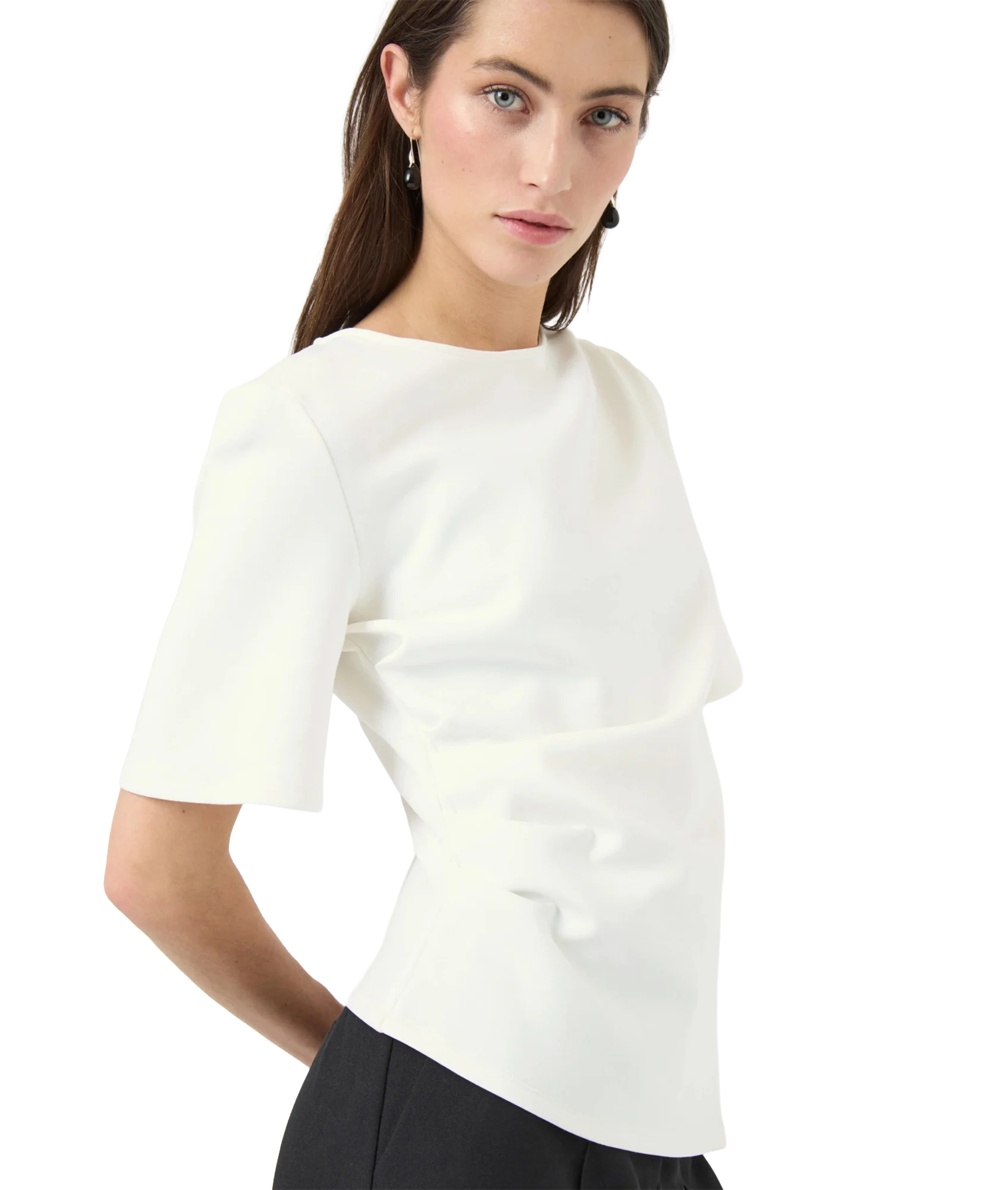 Pina 2/4 Tee S. - White - Image 4