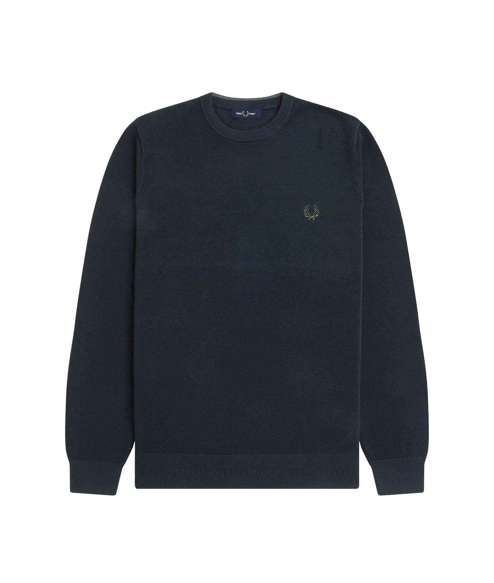 Pique Stitch Jumper - Navy