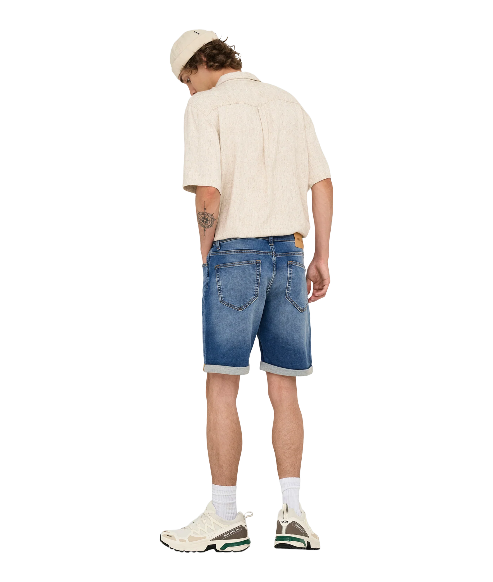 Ply Jog Mbd 0024 Ana Dnm Shorts - Blue - Image 7