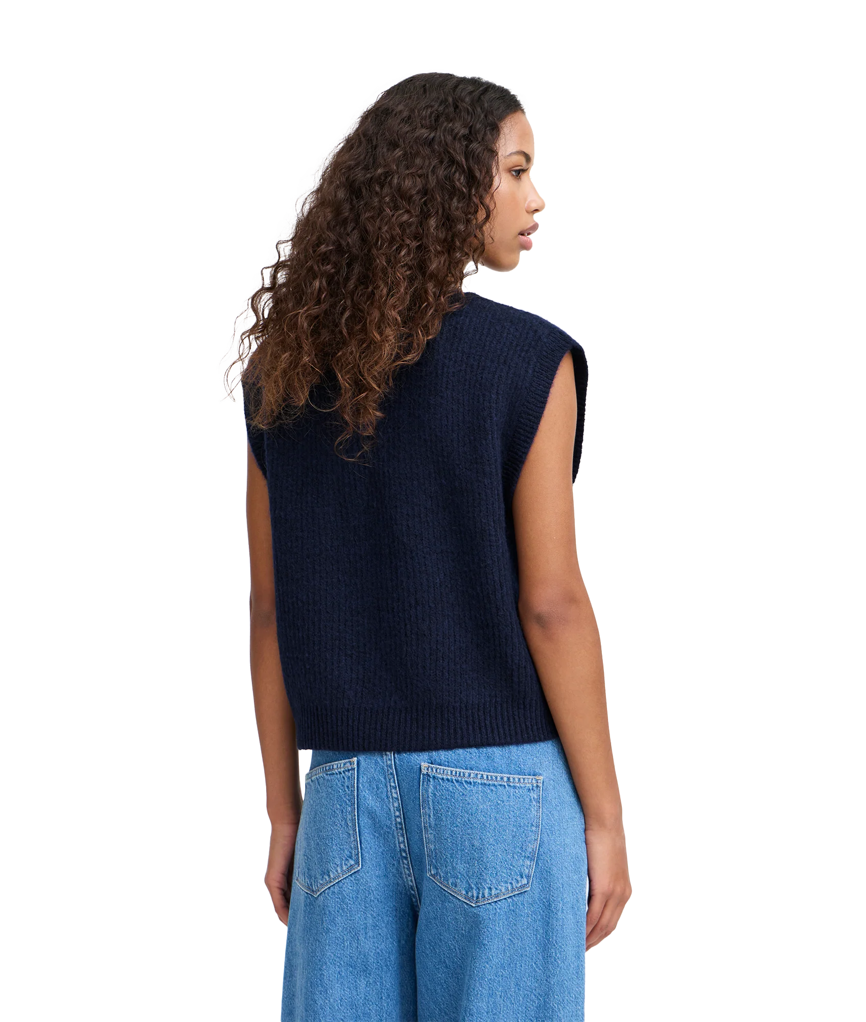 Povoke Waistcoat - Navy - Image 6