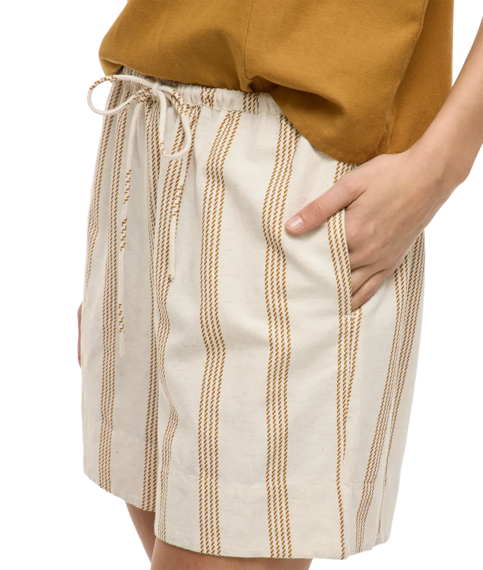 Prisilla Print R/W Shorts - Natural/Melan Wood - Image 4