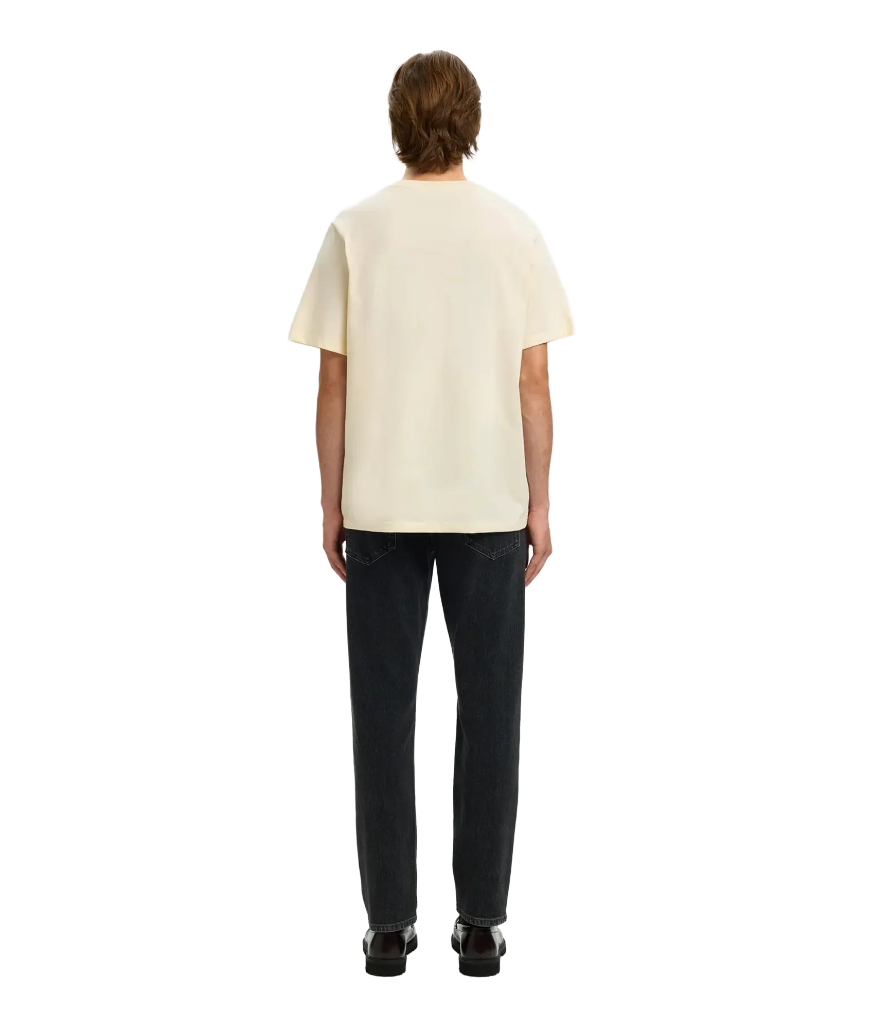 Reg-Salz Emb  Ss O-Neck Tee - Egret Juice - Image 4