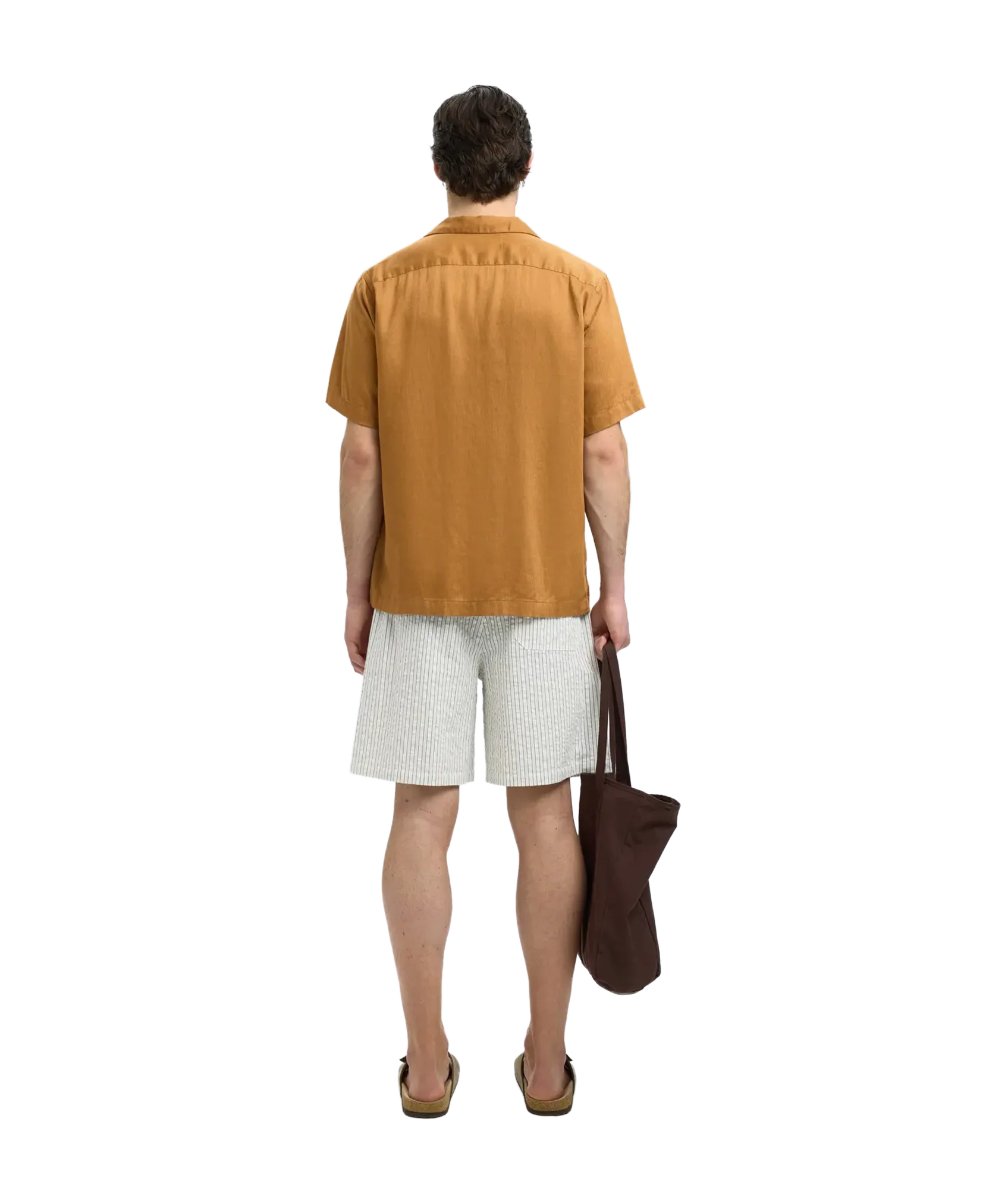 Regnoa Mix Shirt Ss Resort - Chipmunk - Image 3