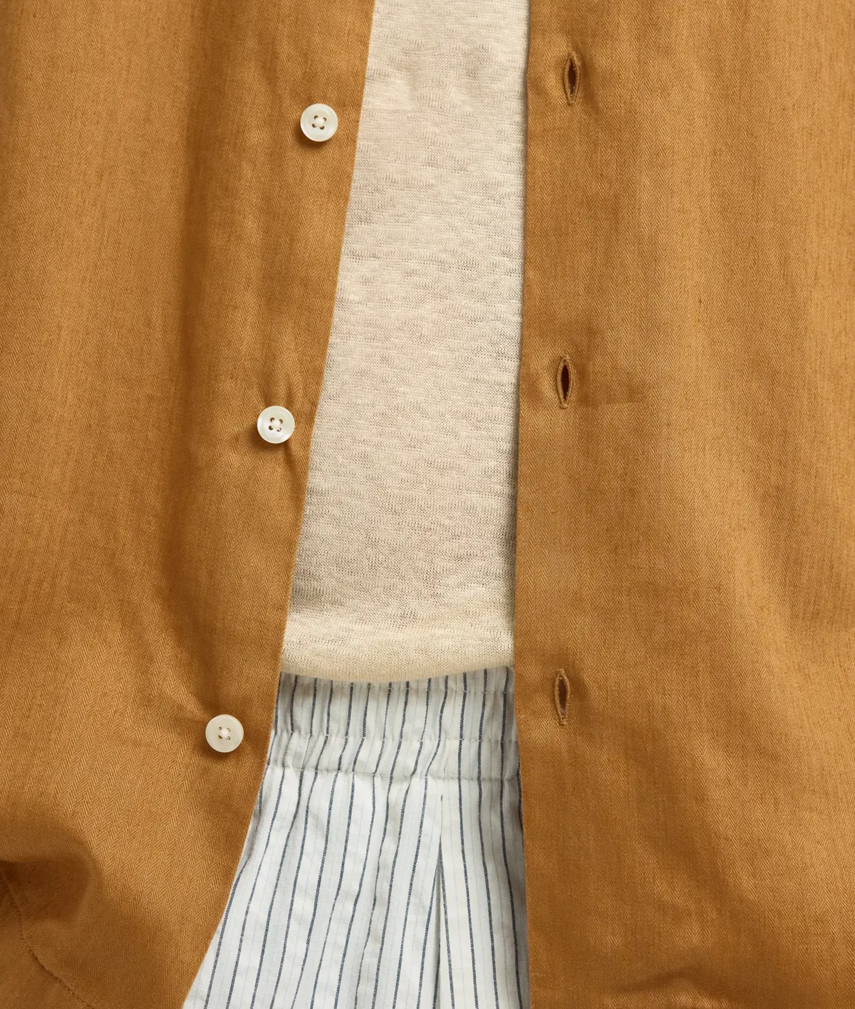 Regnoa Mix Shirt Ss Resort - Chipmunk - Image 5