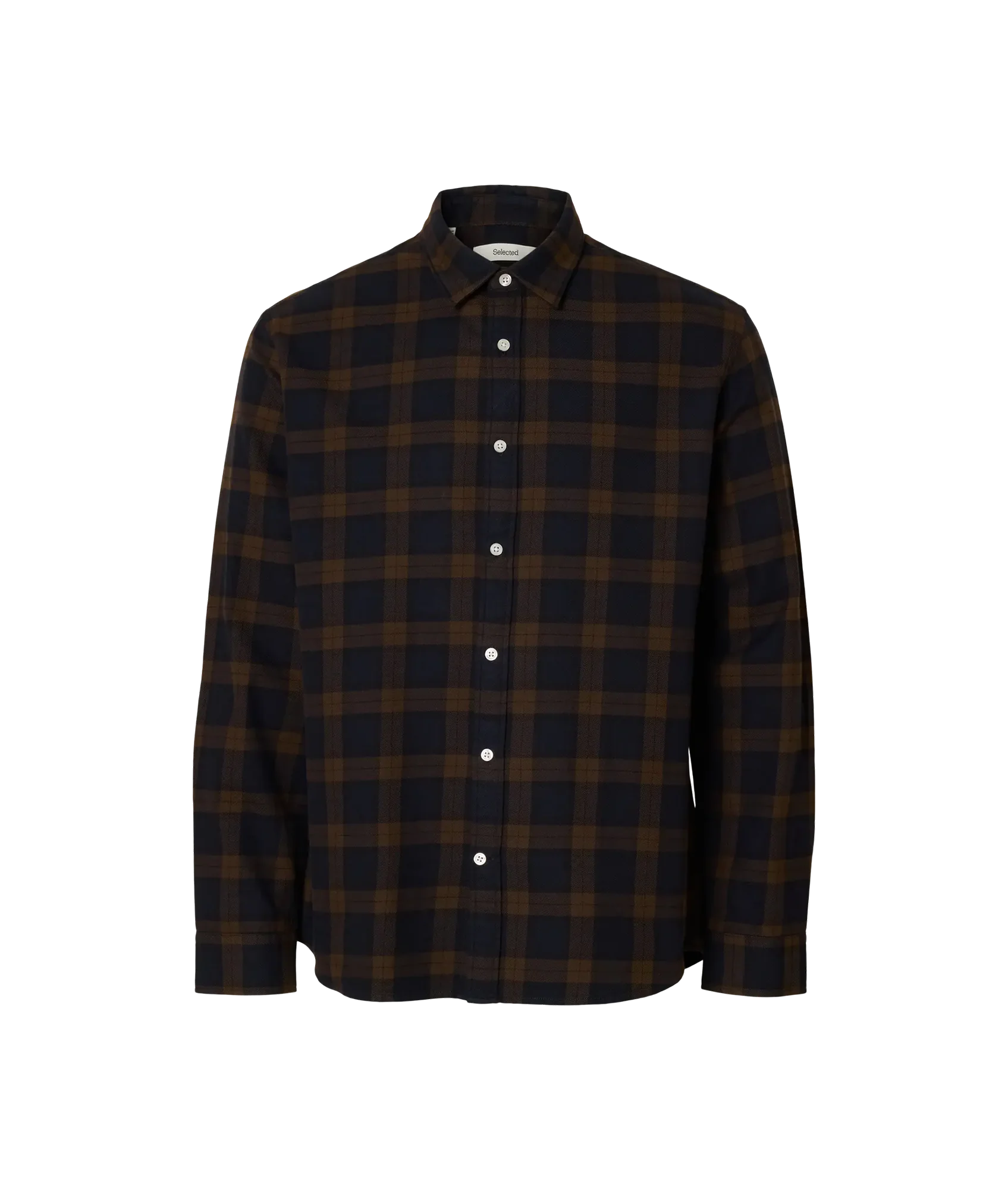 Regnoah Brushed Twist Shirt Ls - Demitasse Sky Captain