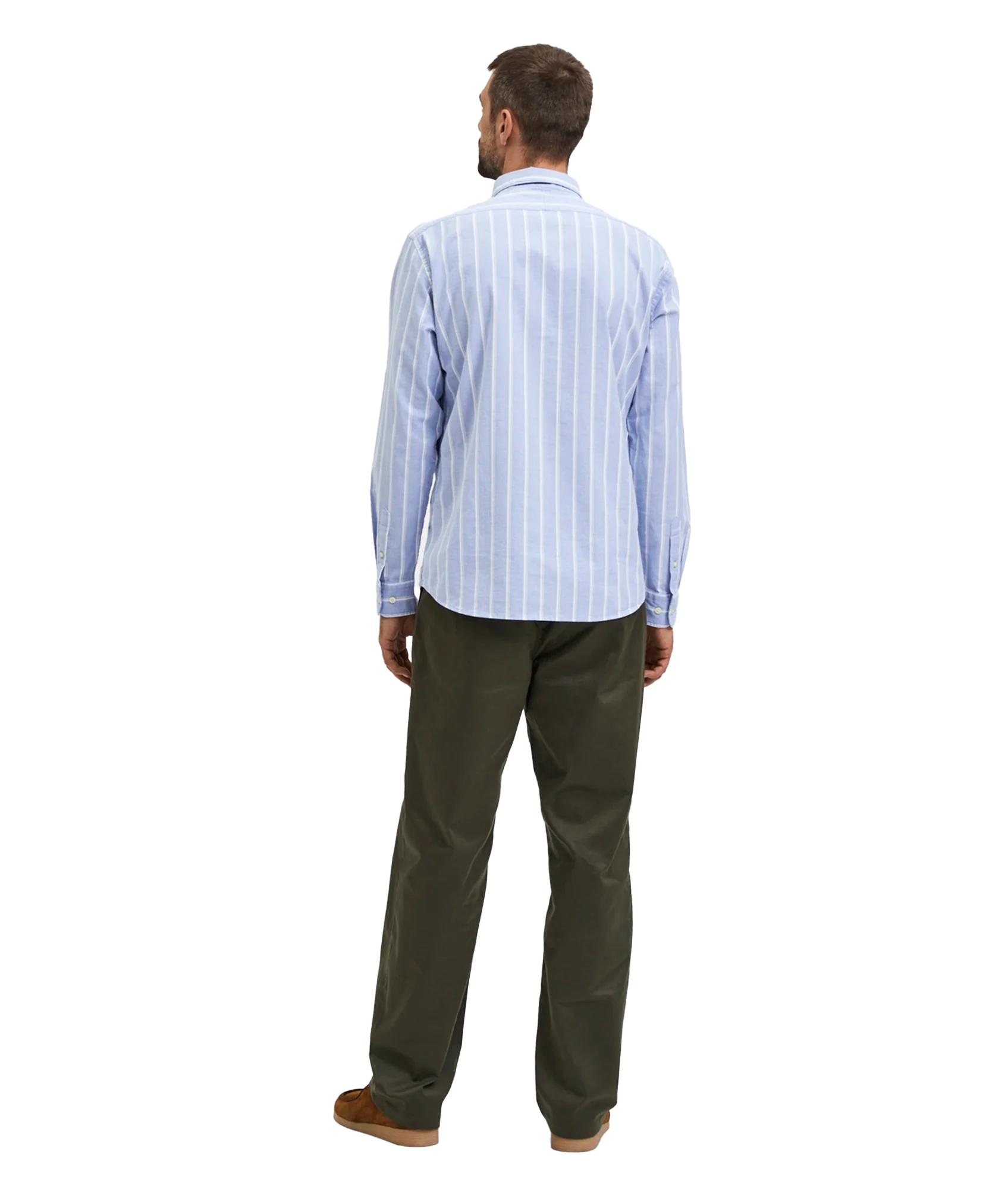 Regrick Ox Stripe Shirt - Blue - Image 3