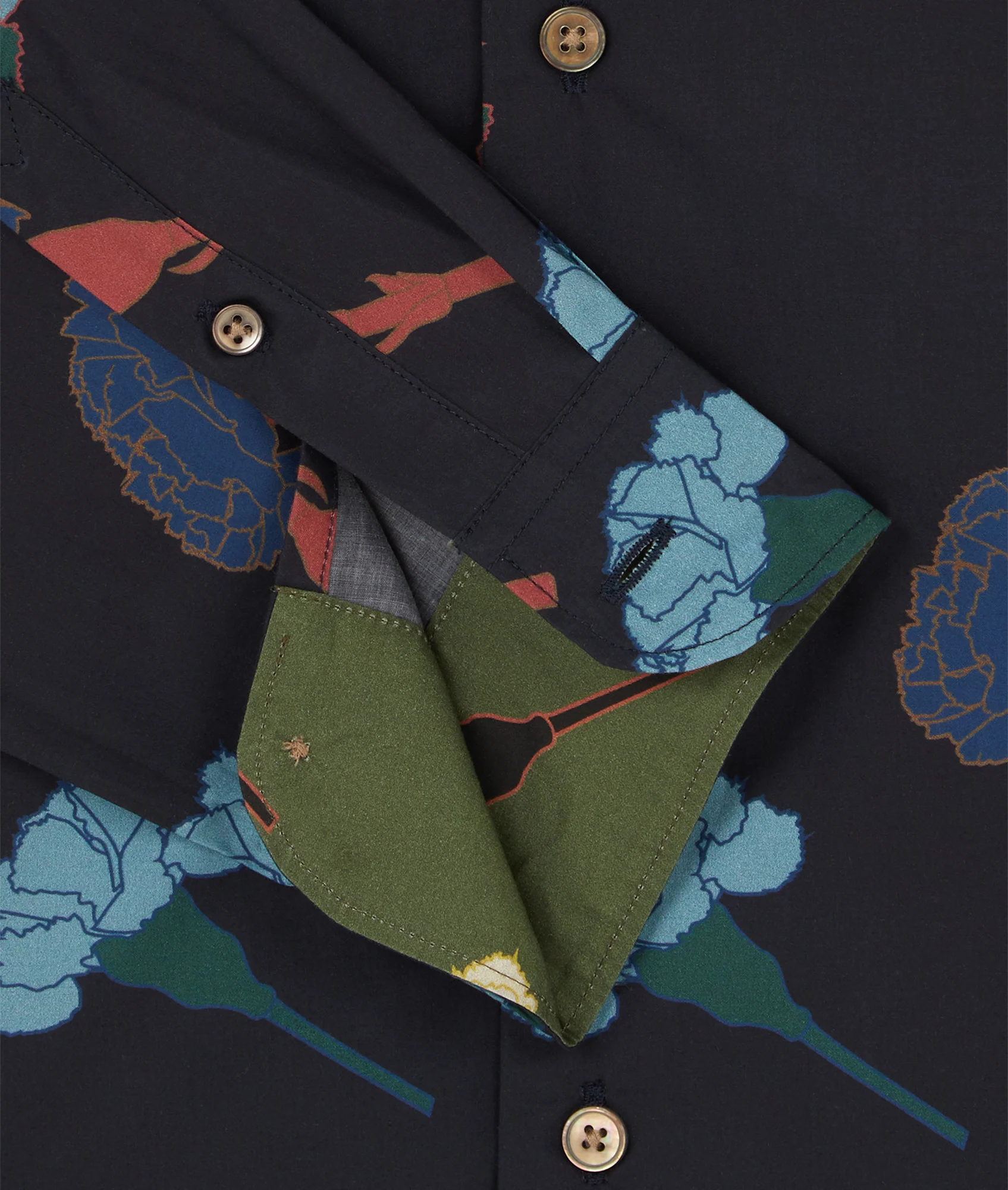 Regular LS Fit Shirt - Dark Navy - Image 2