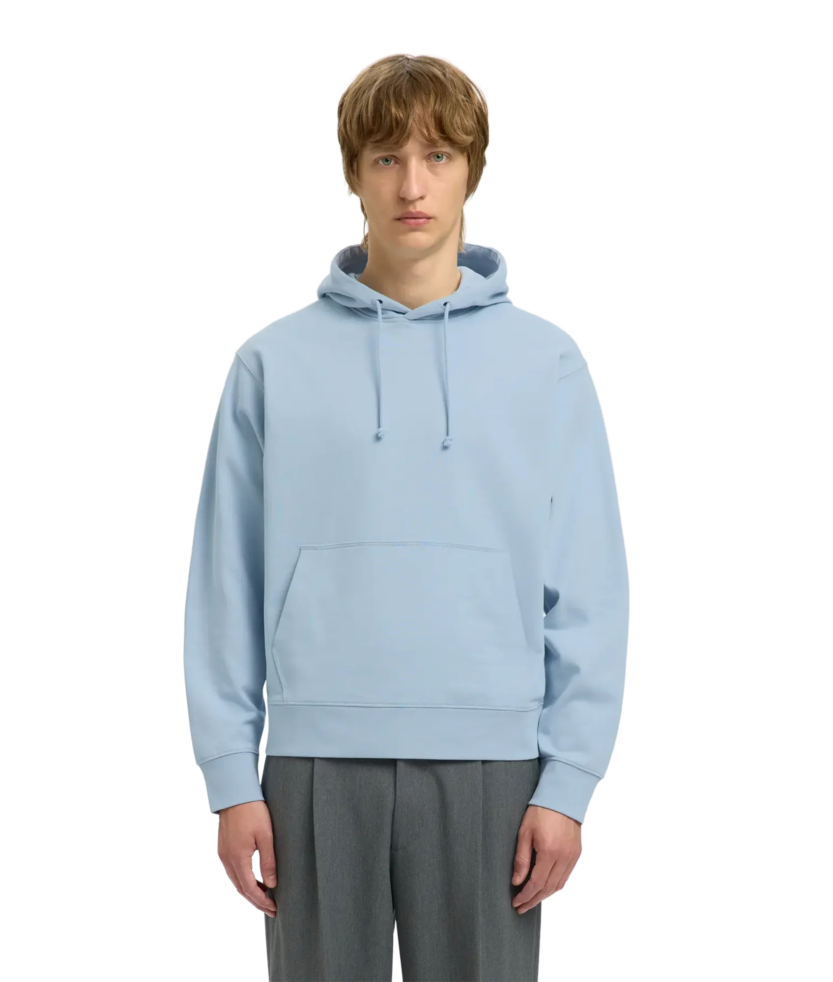 Relaxluke Ls Sweat Hoodie Noos - Cashmere Blue - Image 3