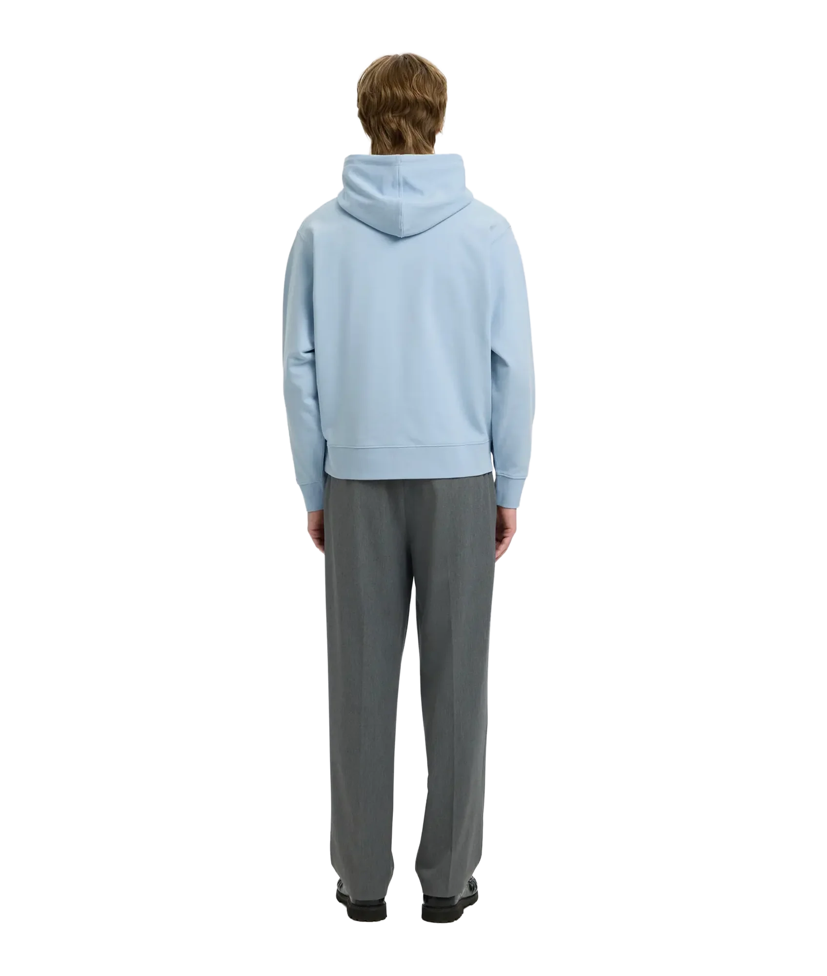 Relaxluke Ls Sweat Hoodie Noos - Cashmere Blue - Image 4