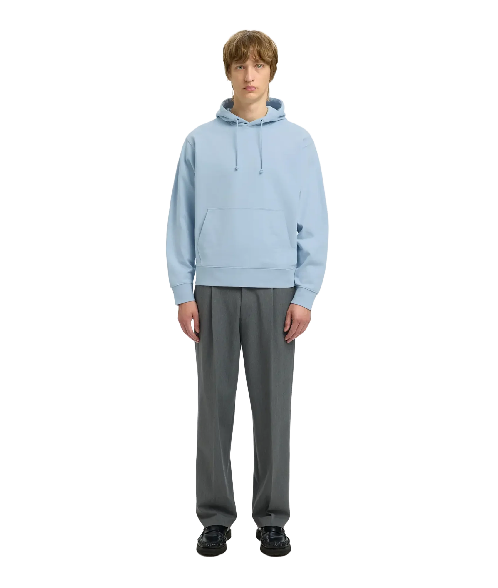 Relaxluke Ls Sweat Hoodie Noos - Cashmere Blue - Image 5