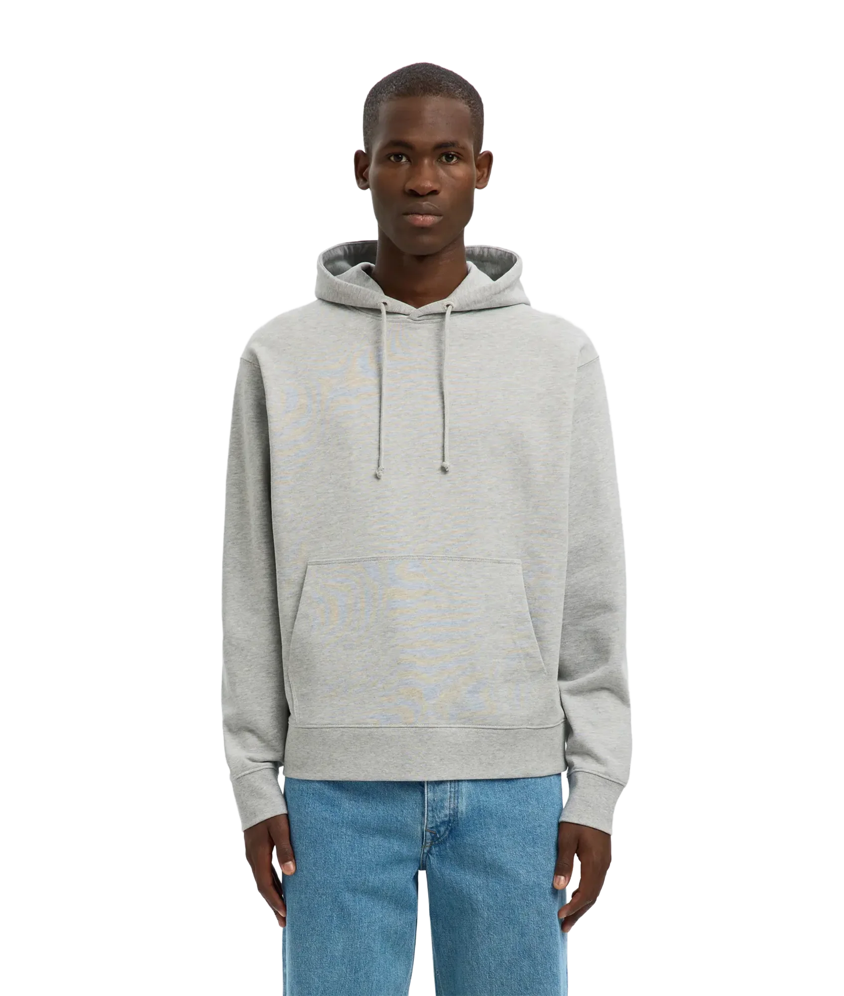 Relaxluke Ls Sweat Hoodie Noos - Light Grey Melange - Image 3