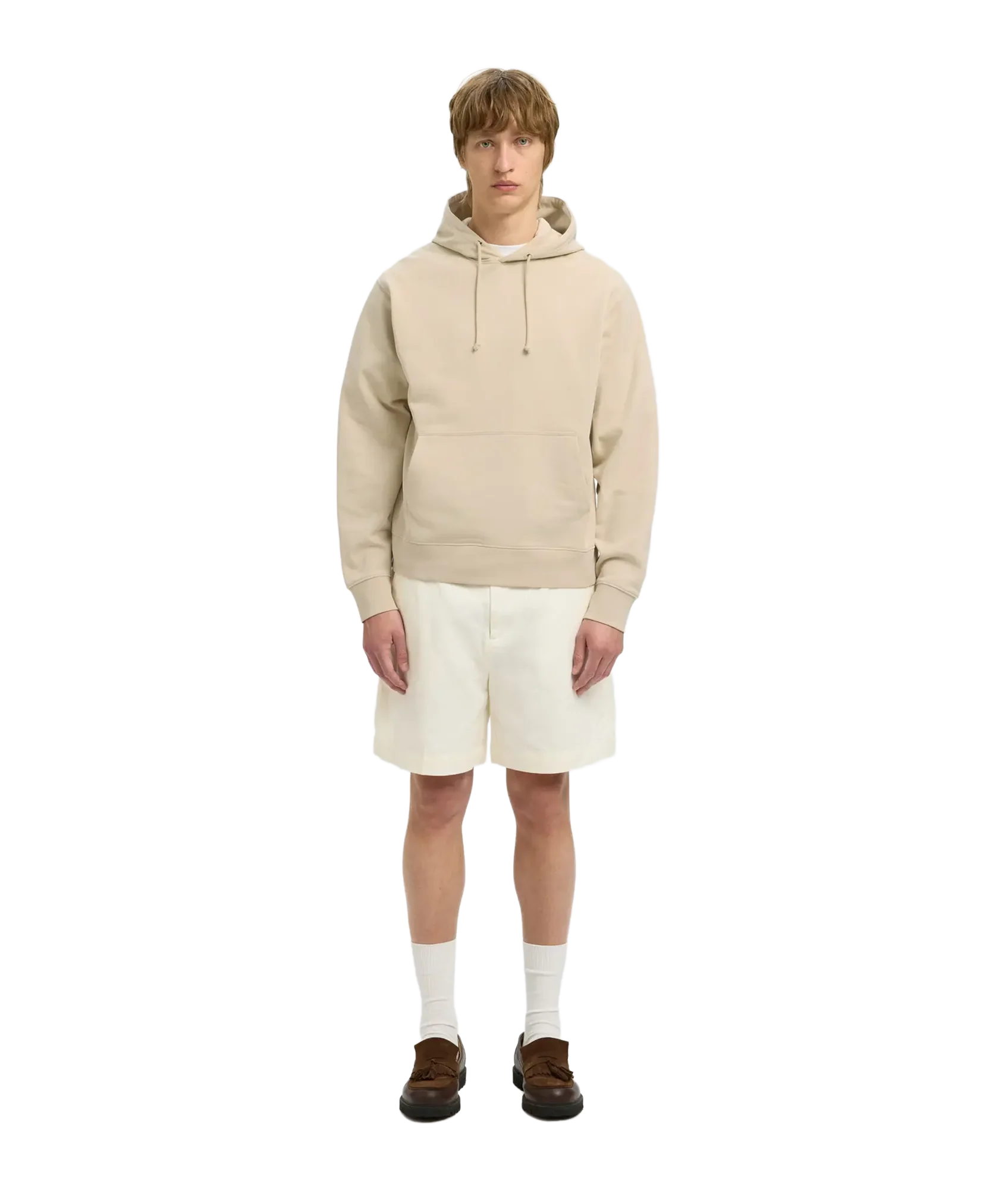 Relaxluke Ls Sweat Hoodie Noos - Oatmeal - Image 3