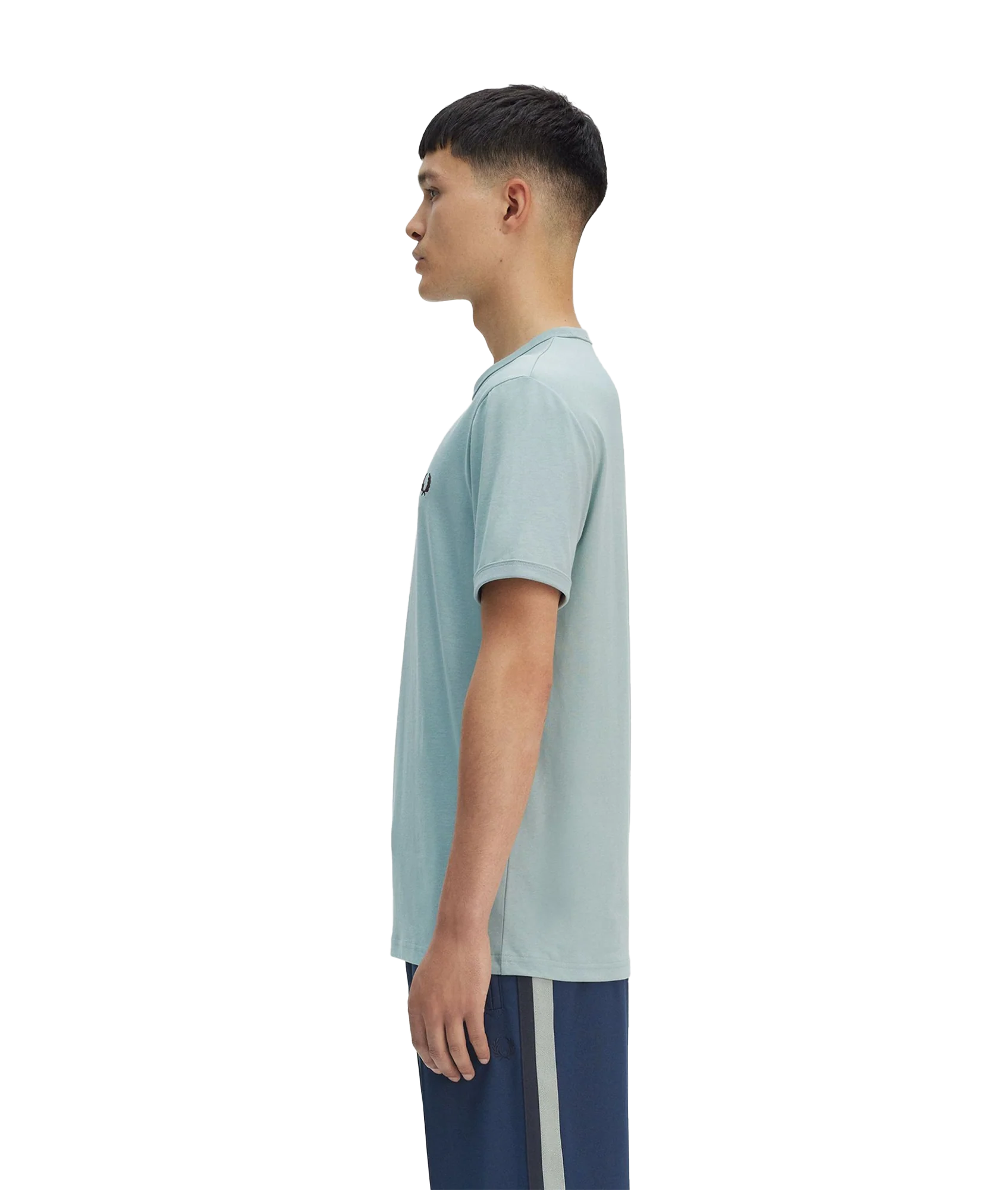 Ringer Tee  - Blue - Image 4