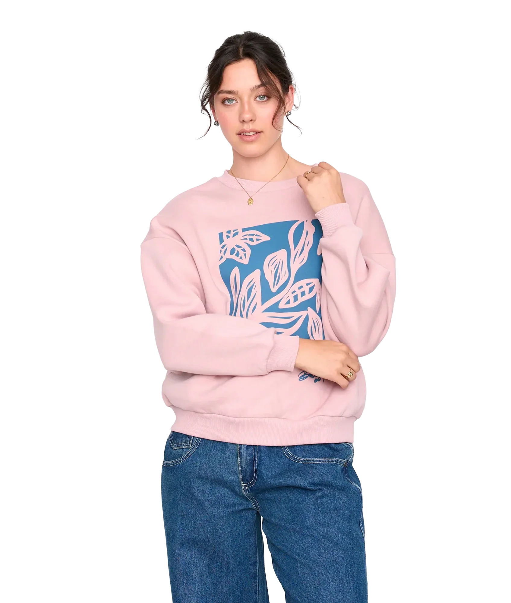 Rise High Sweat - Rose