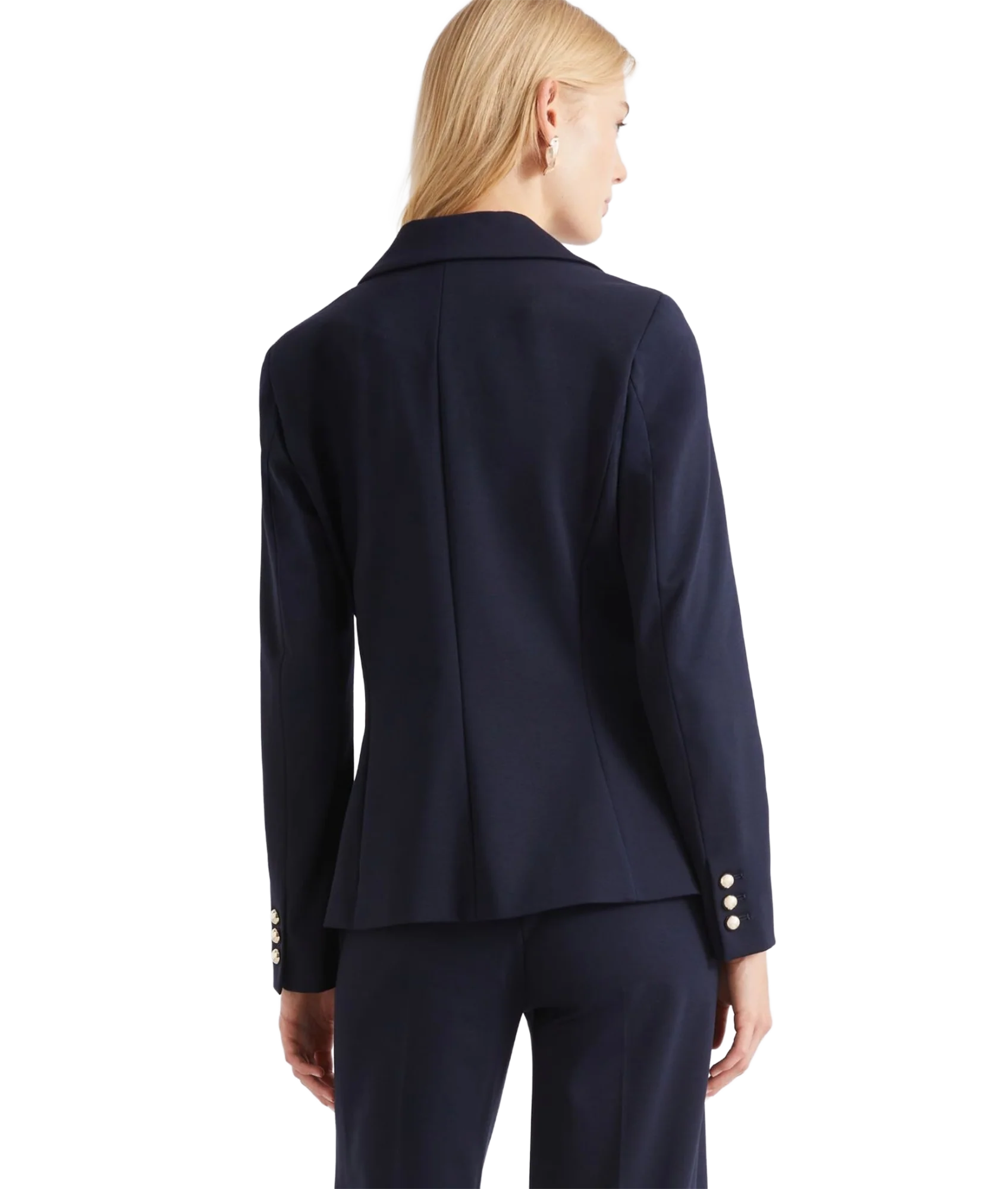 Ritmo Jersey Jacket - Navy - Image 3