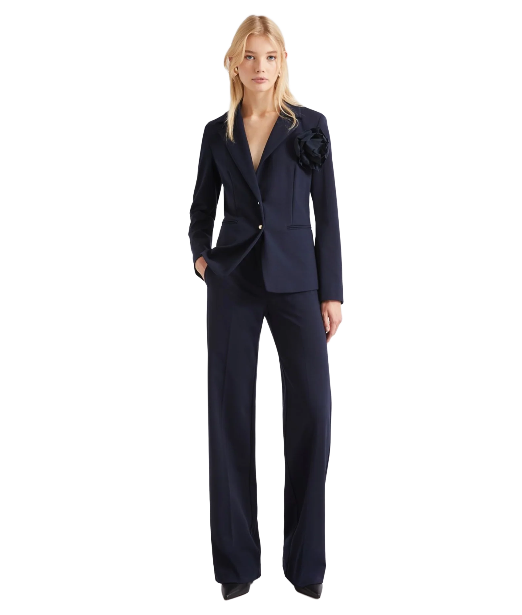 Ritmo Jersey Jacket - Navy - Image 6