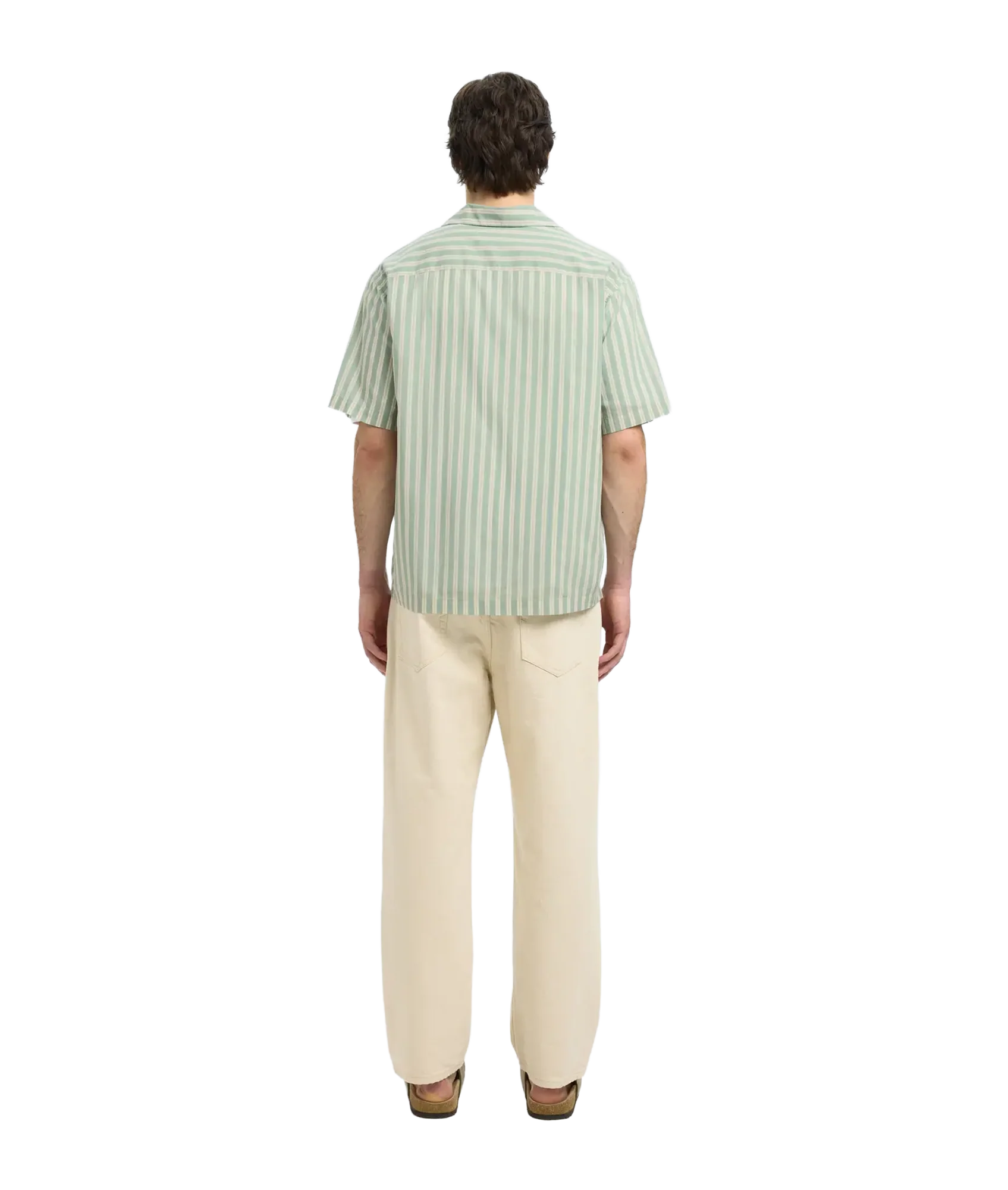 Rlxair Mix Ss Shirt - Iceberg Green Stripes - Image 3
