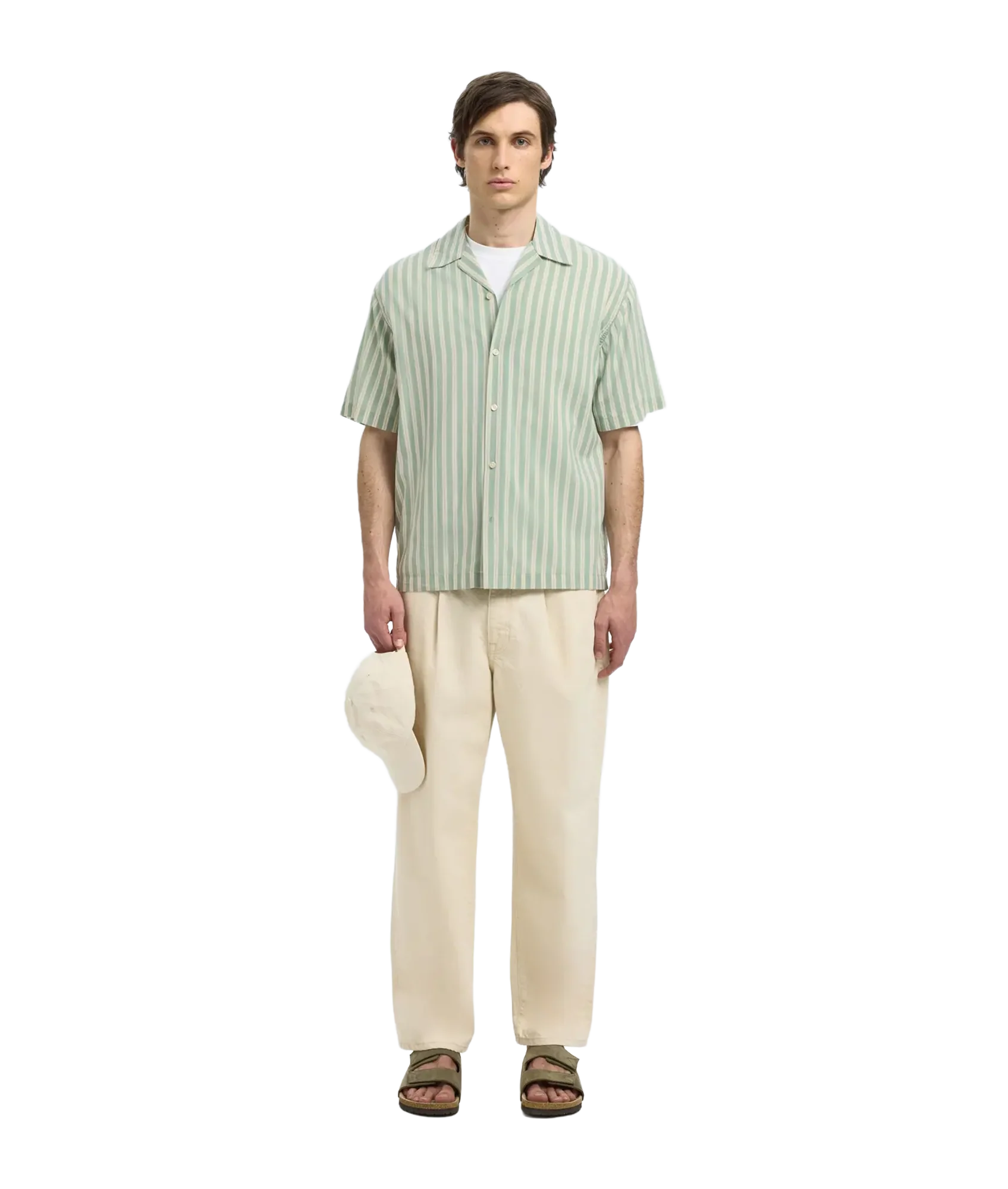 Rlxair Mix Ss Shirt - Iceberg Green Stripes - Image 4