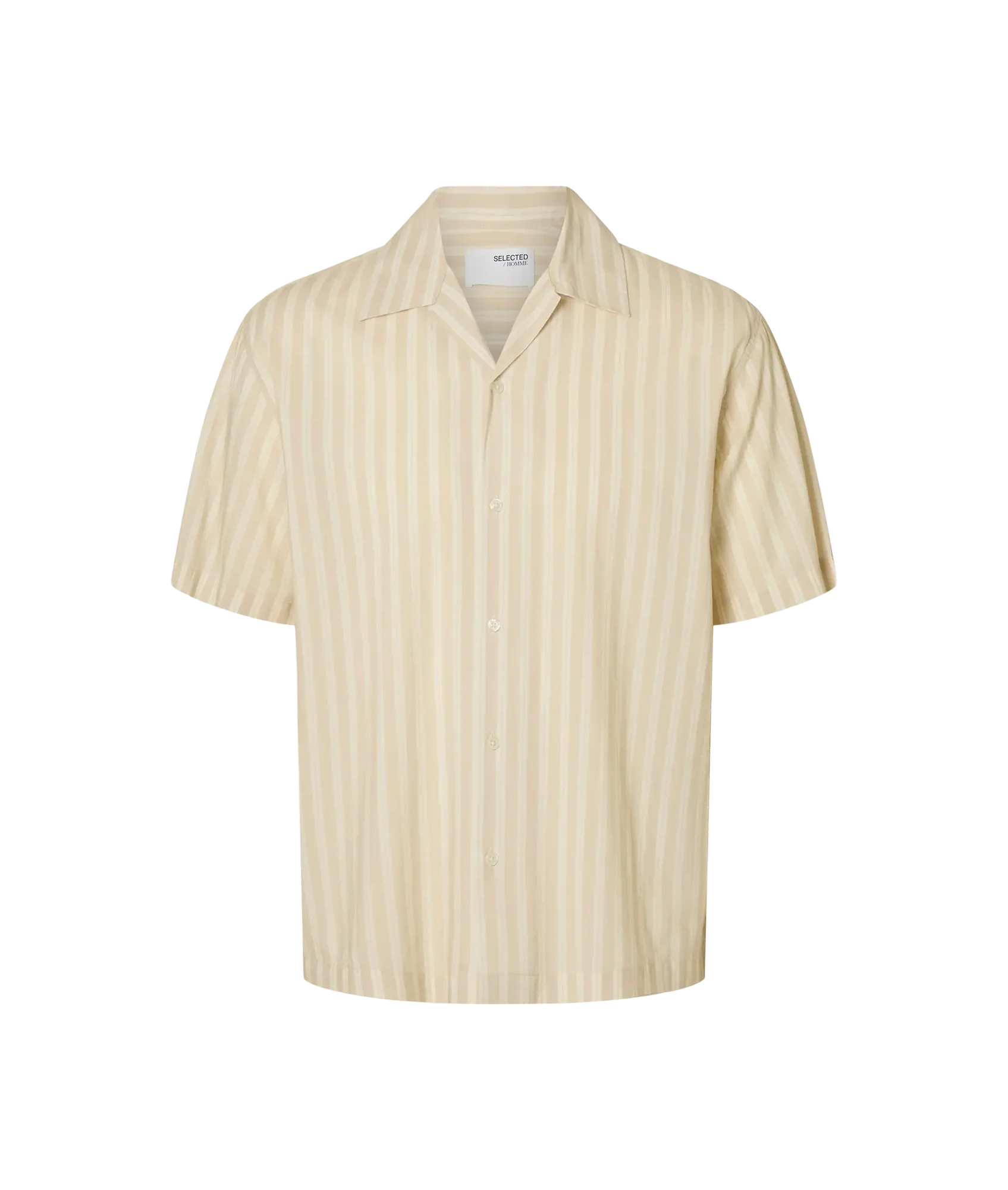 Rlxair Mix Ss Shirt - Oatmeal Stripes