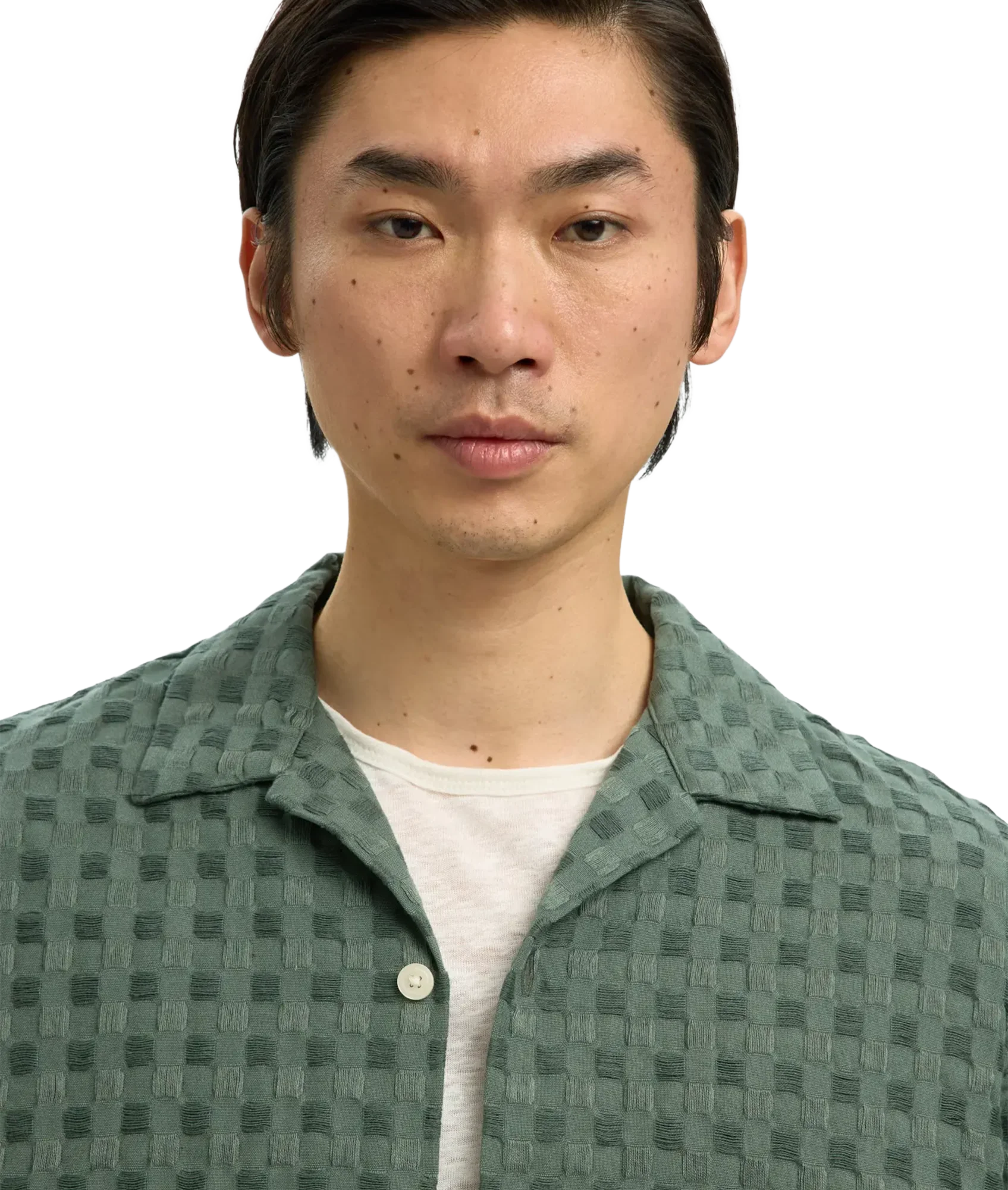 Rlxmonty Texture Ss Shirt - Green - Image 5