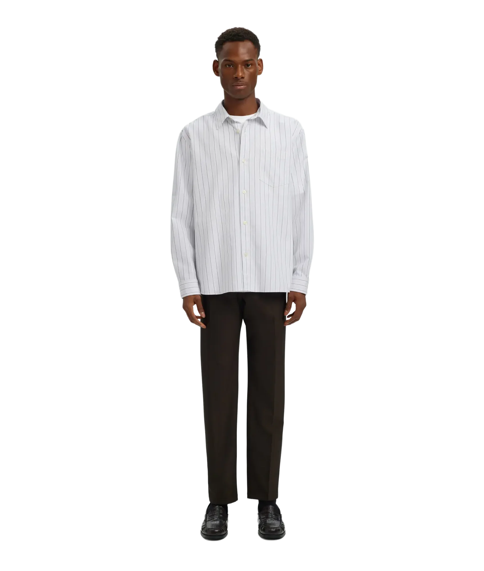 Rlxsander Oxford Shirt Ls - White - Image 4