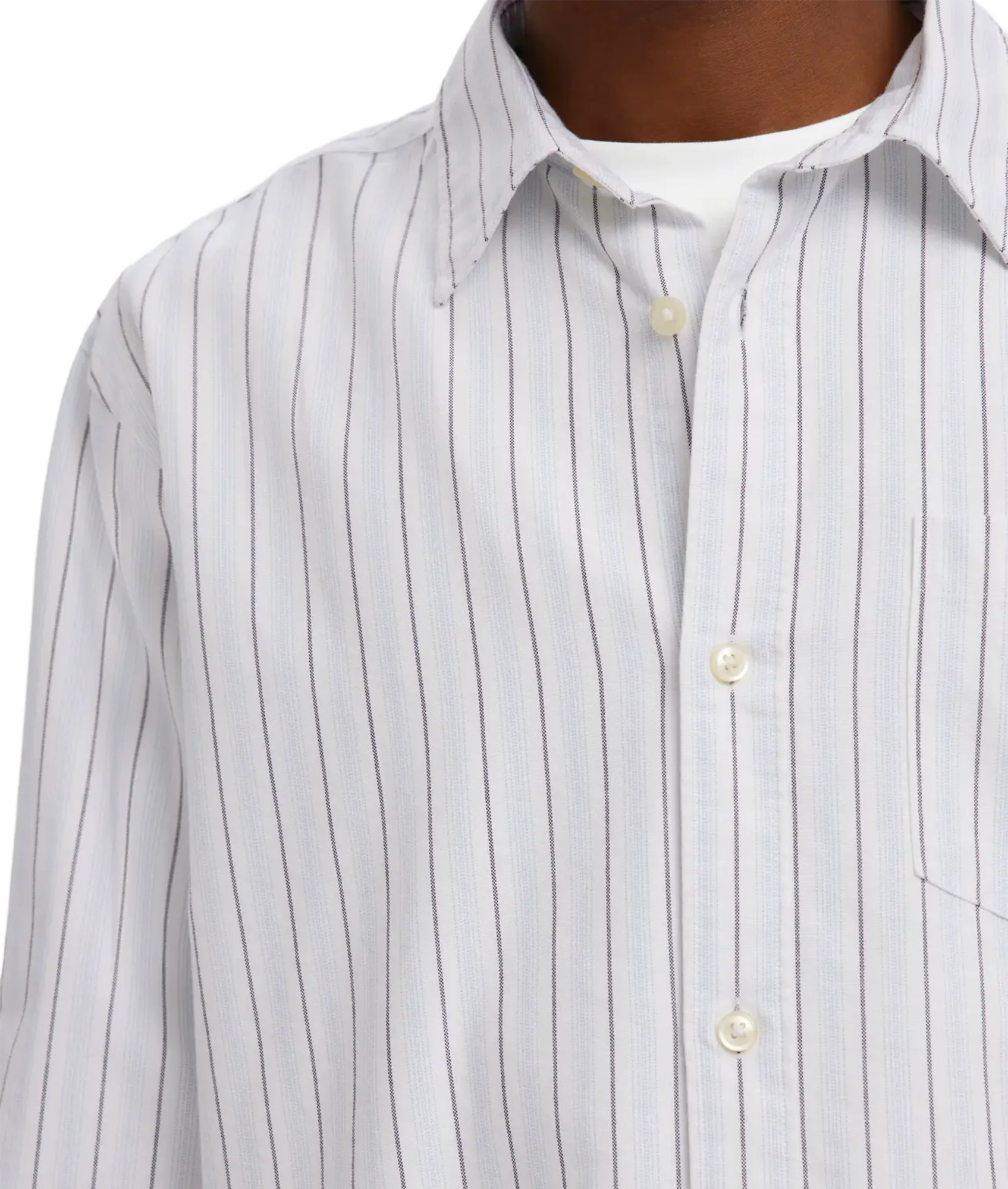 Rlxsander Oxford Shirt Ls - White - Image 5