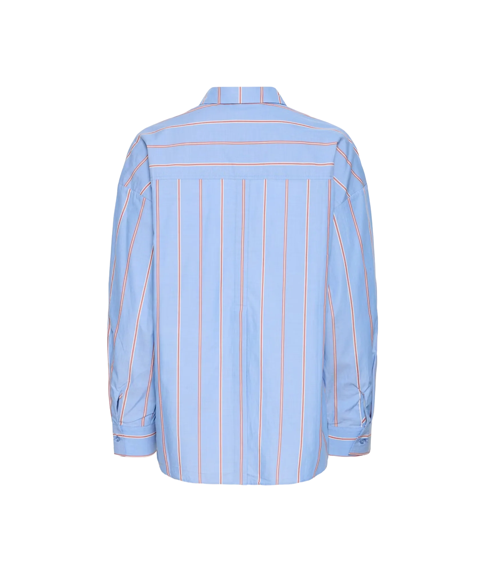 Sadia Stripe Shirt - Blue Yonder - Image 2