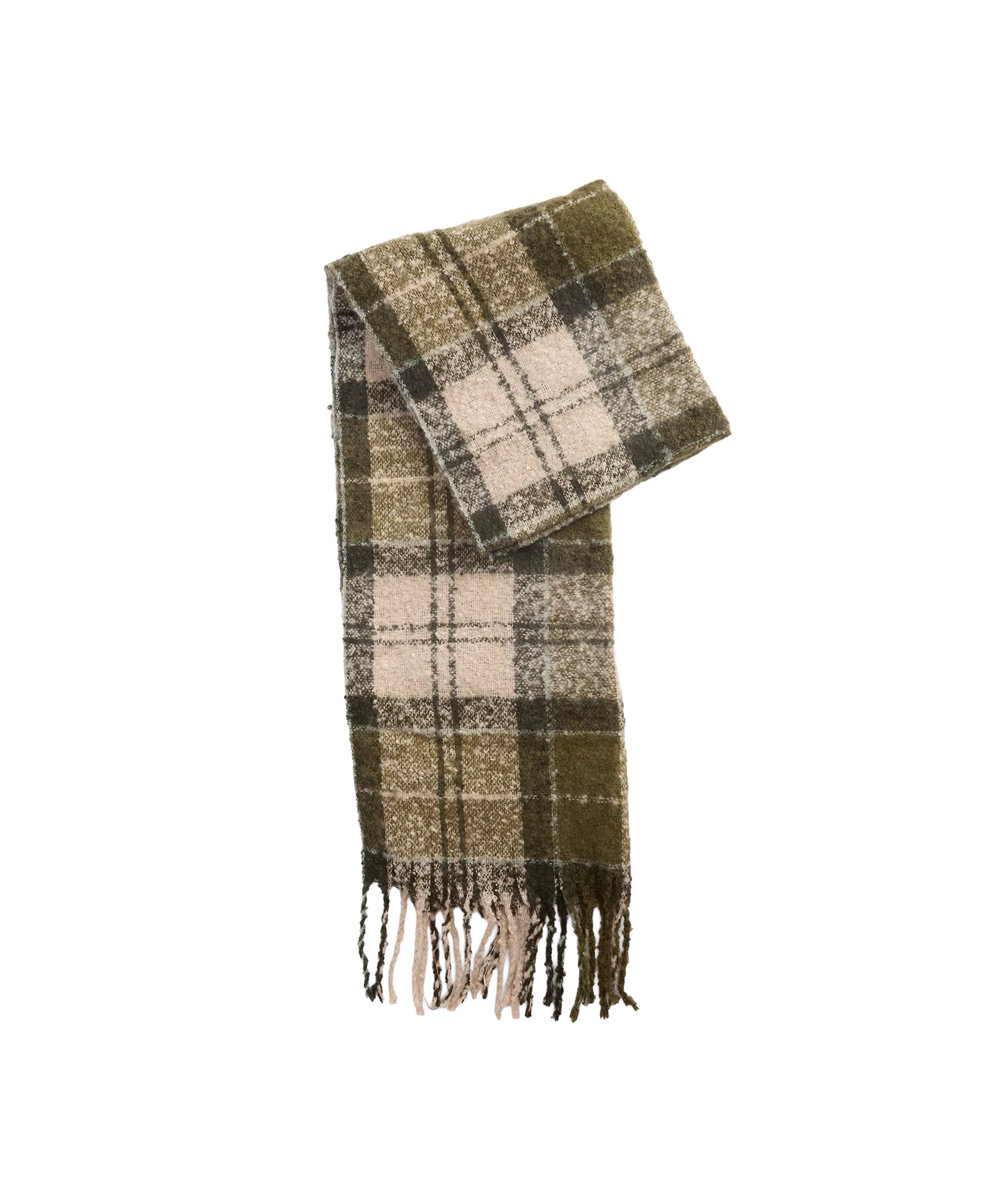 Saltburn Beanie & Tartan Scarf Gift Set - Ancient Loden/Dk Green - Image 3