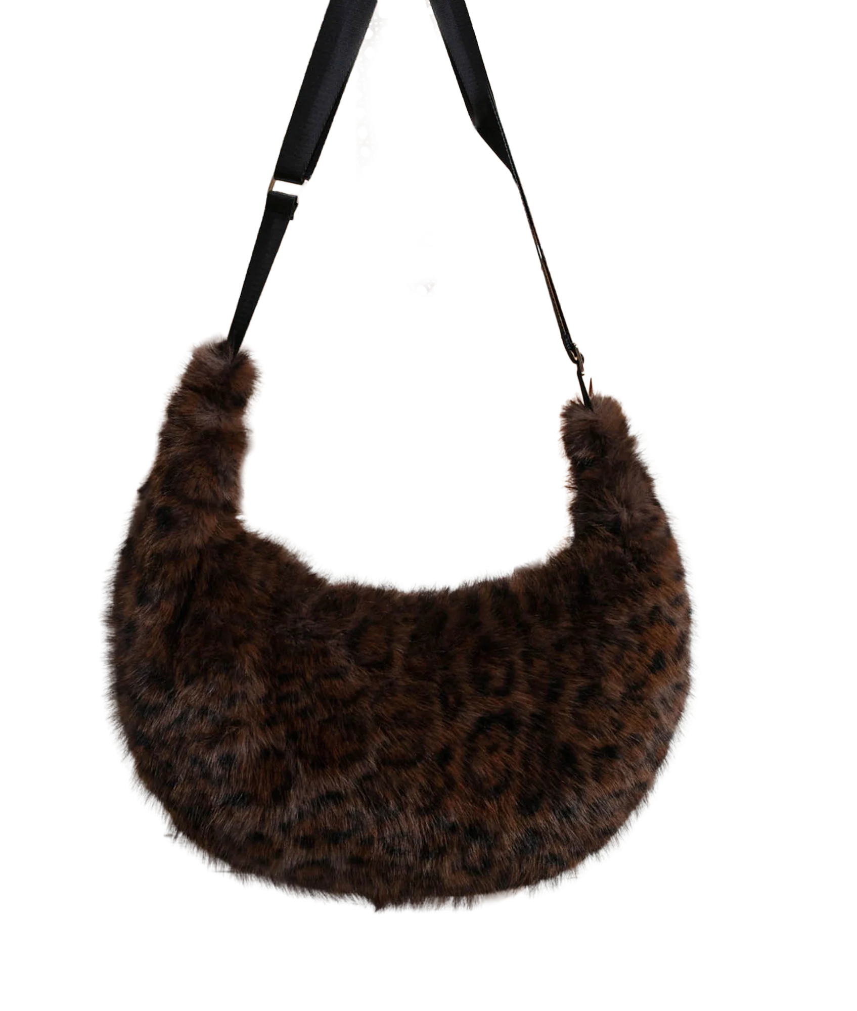 Sasha Slouch Bag - Choc Leopard - Image 2