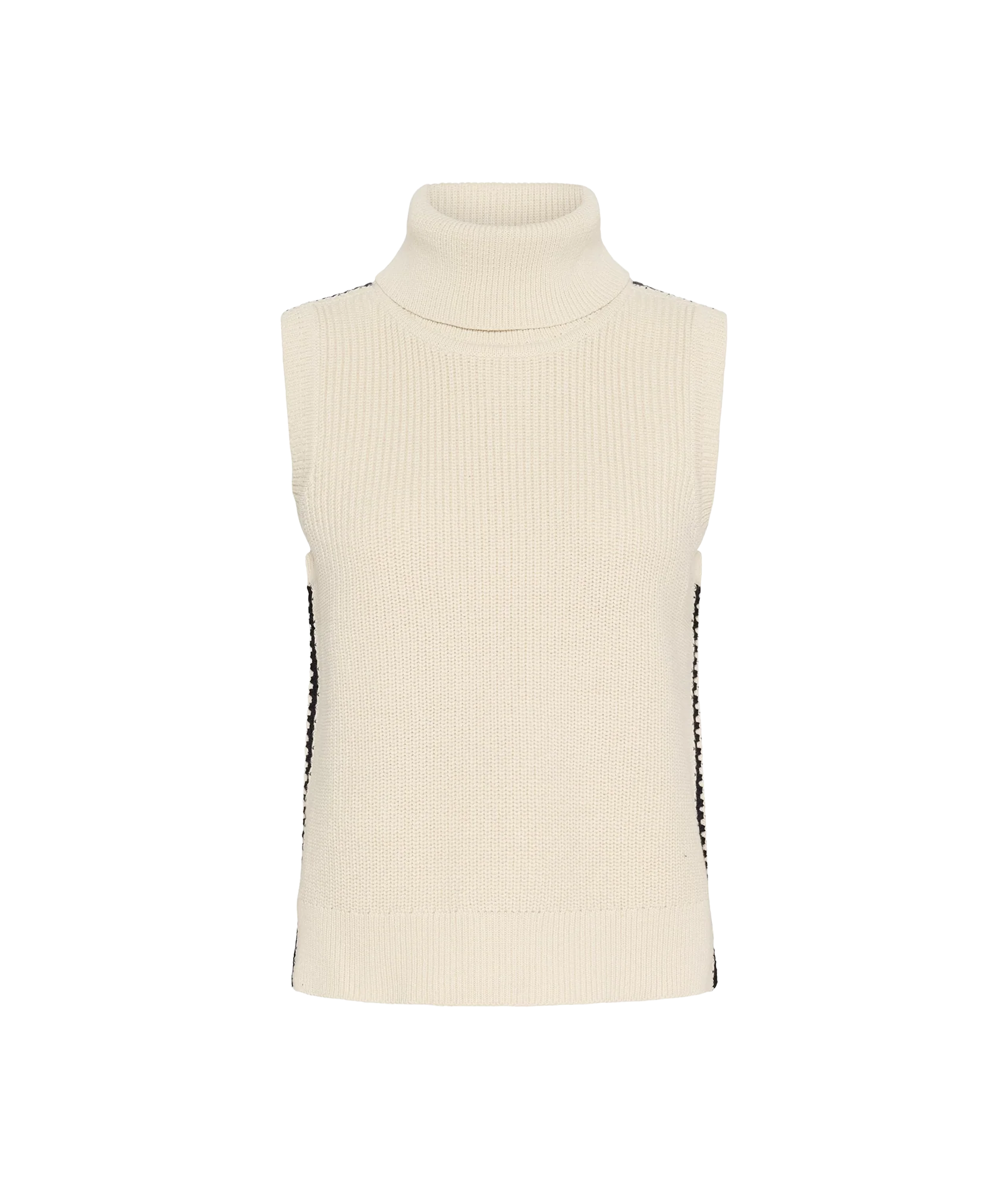 Sella Waistcoat - Whitecap Gray/Dark Navy Stitch