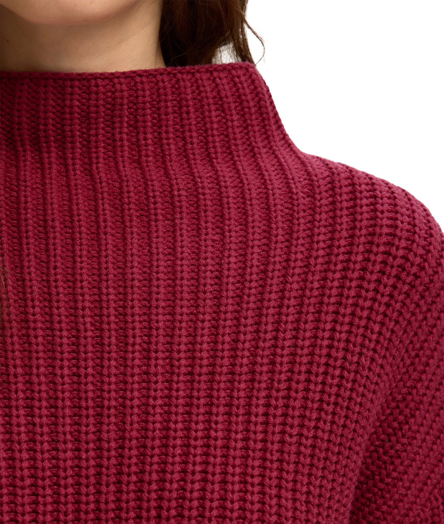 Selma Sus Ls Knit Pullover - Purple - Image 4