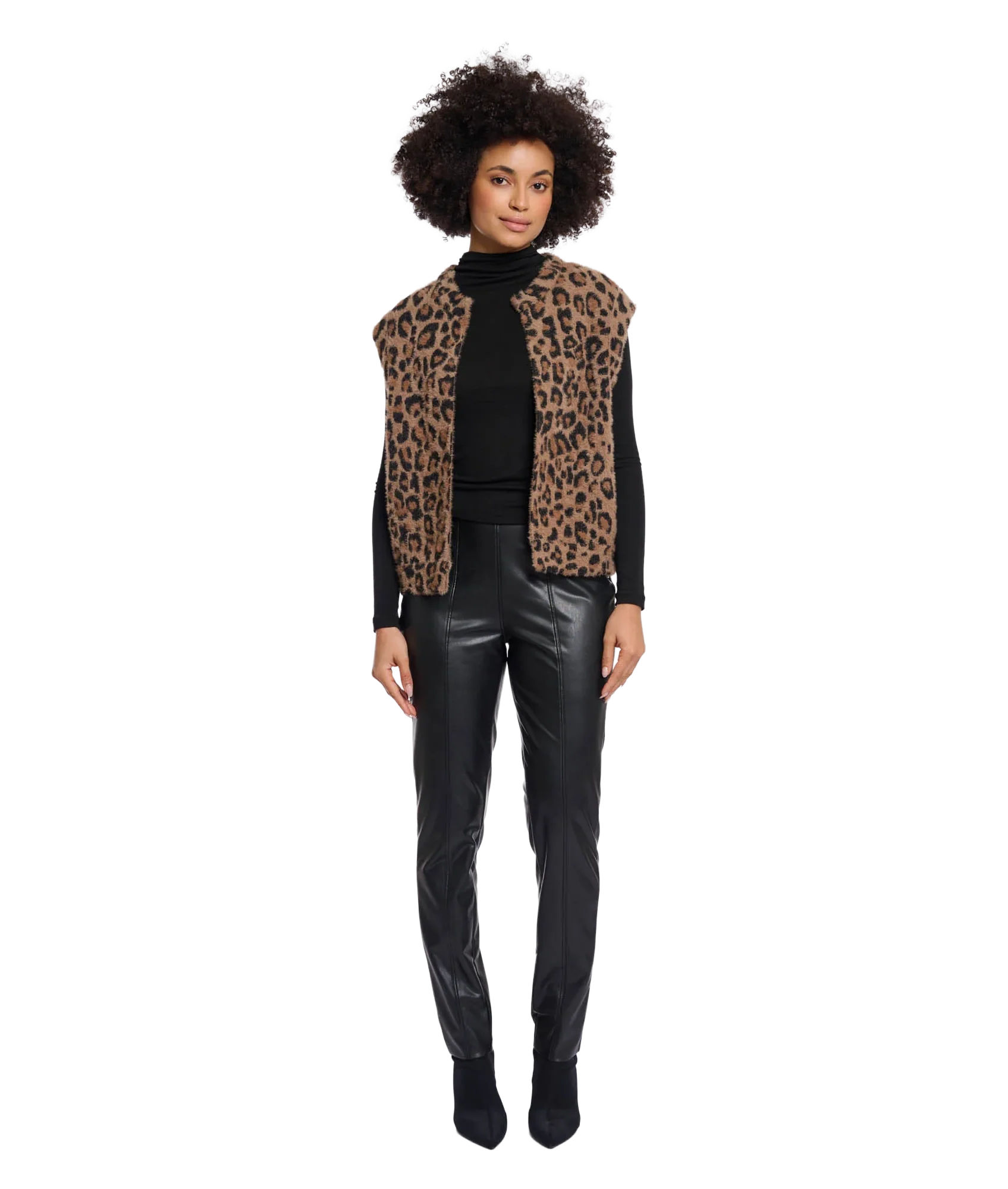Short Waistcoat - Leopard - Image 4