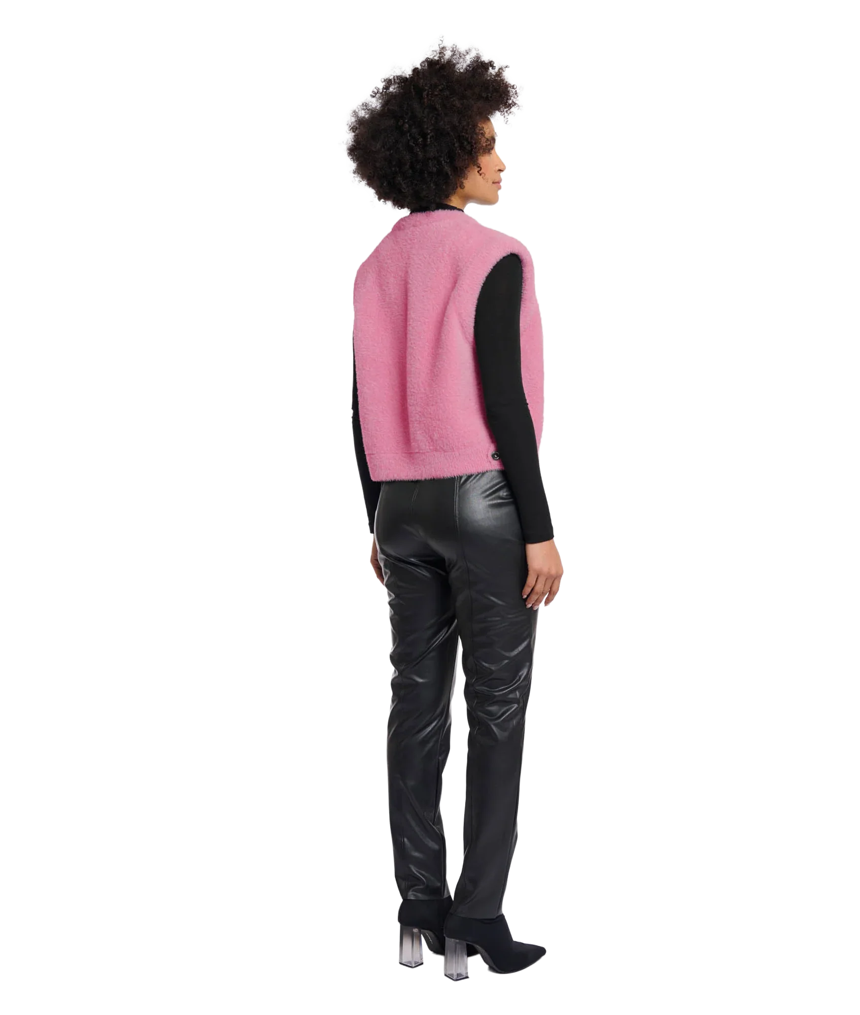 Short Waistcoat - Pale Pink - Image 3