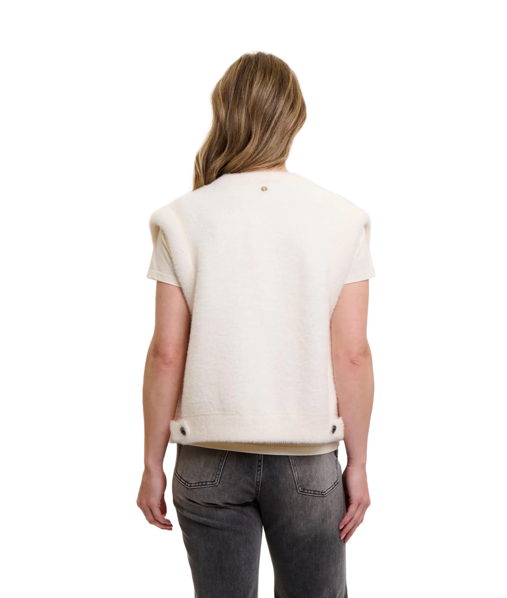 Short Waistcoat - Stone - Image 3