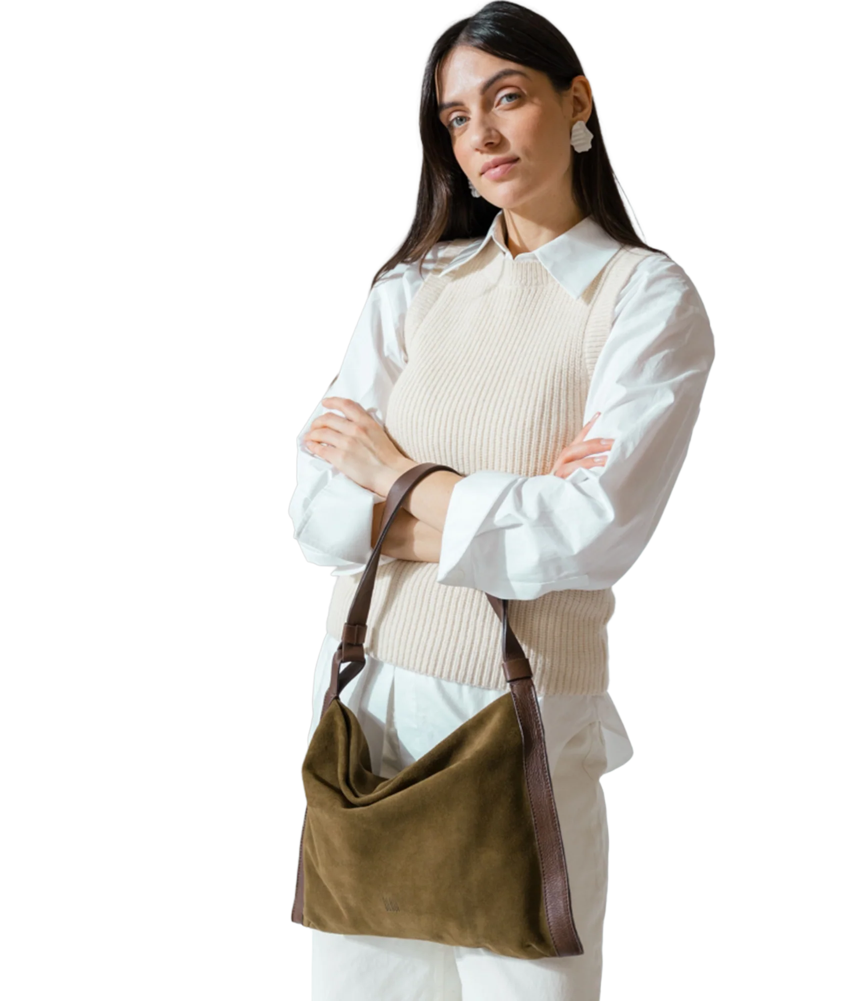 Shoulder Bag Biba Beaver - Khaki - Image 2