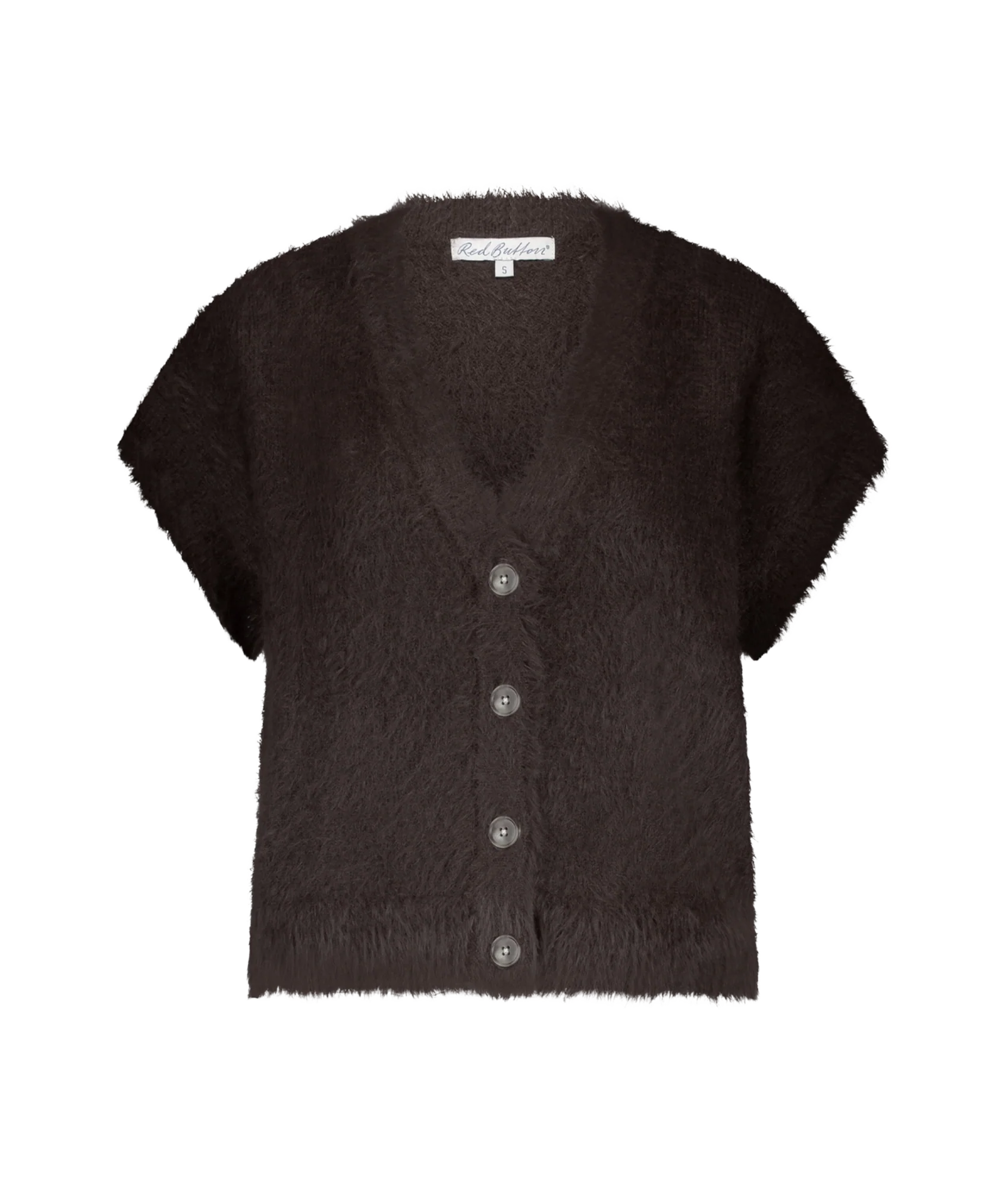 Sleeveless Fuzzy - Espresso