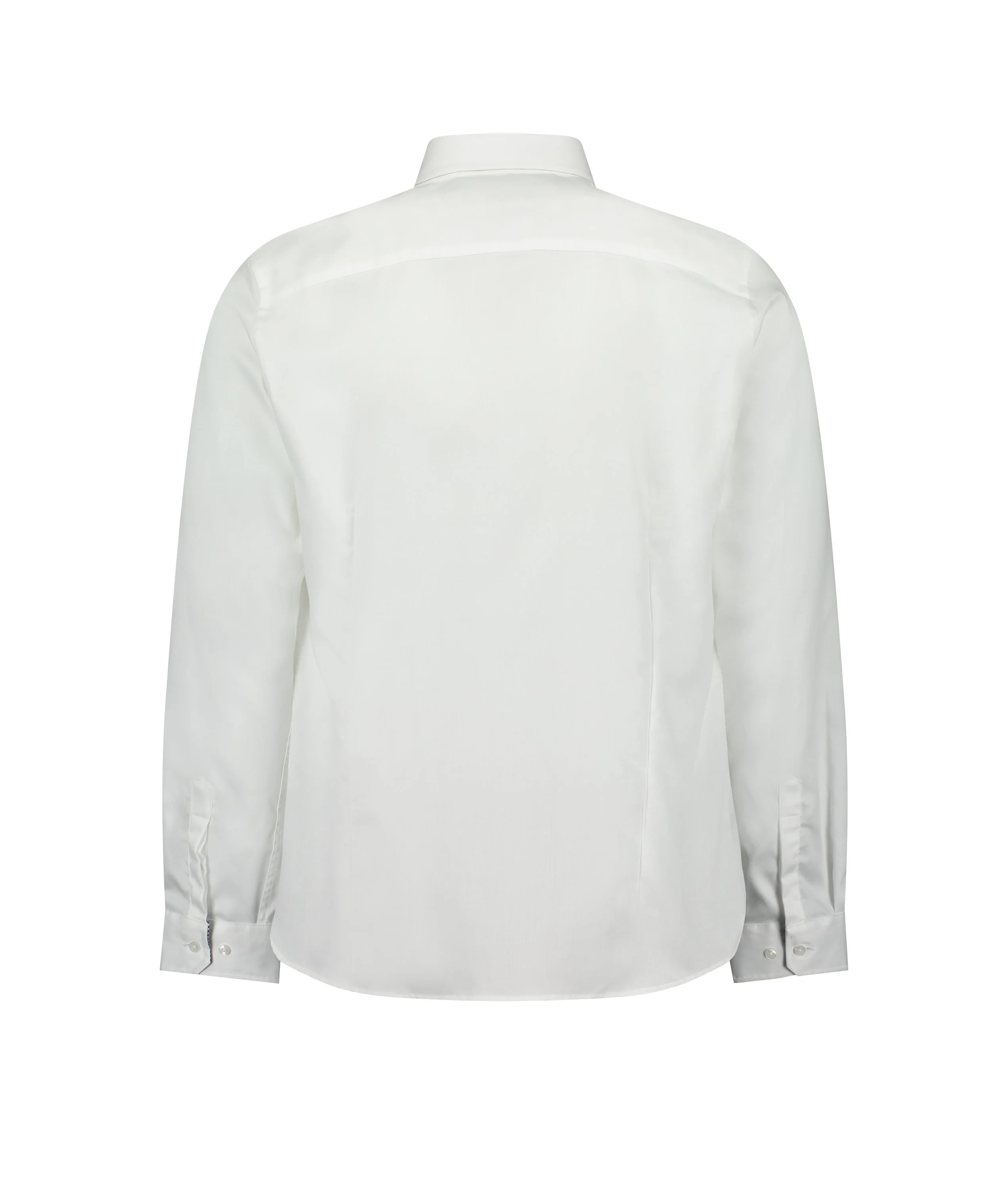 Slim-Fit Formal Cotton Shirt - White - Image 2