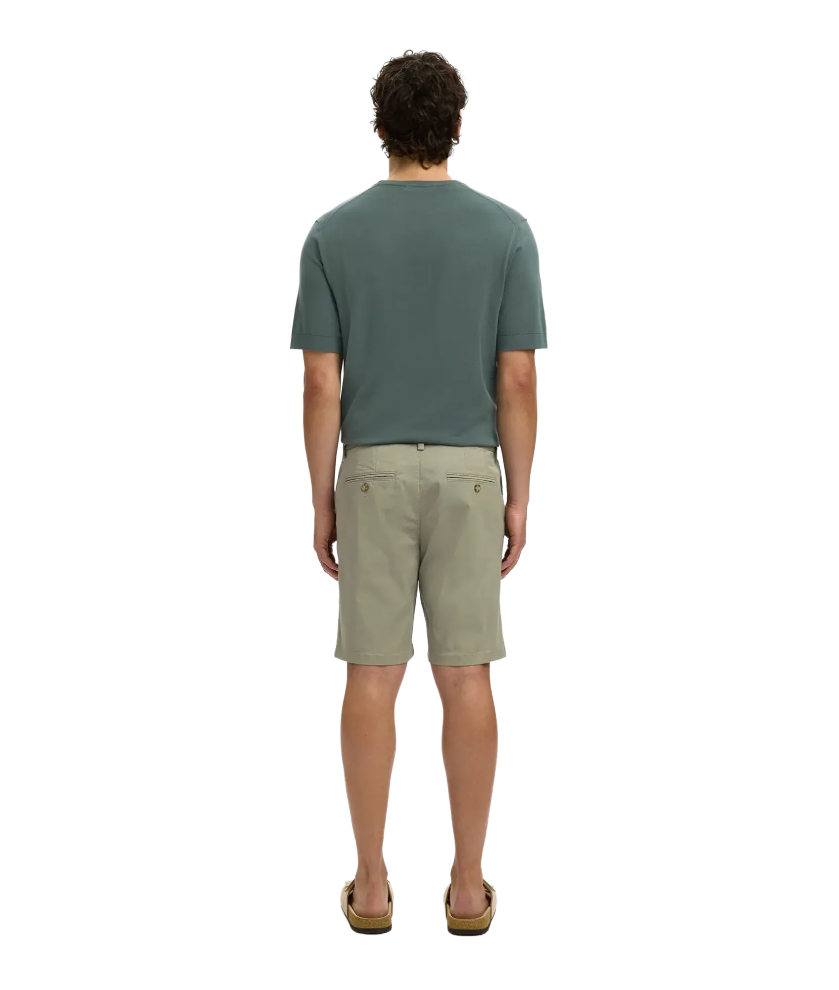 Slim Miles Flex Shorts - Vetiver - Image 3