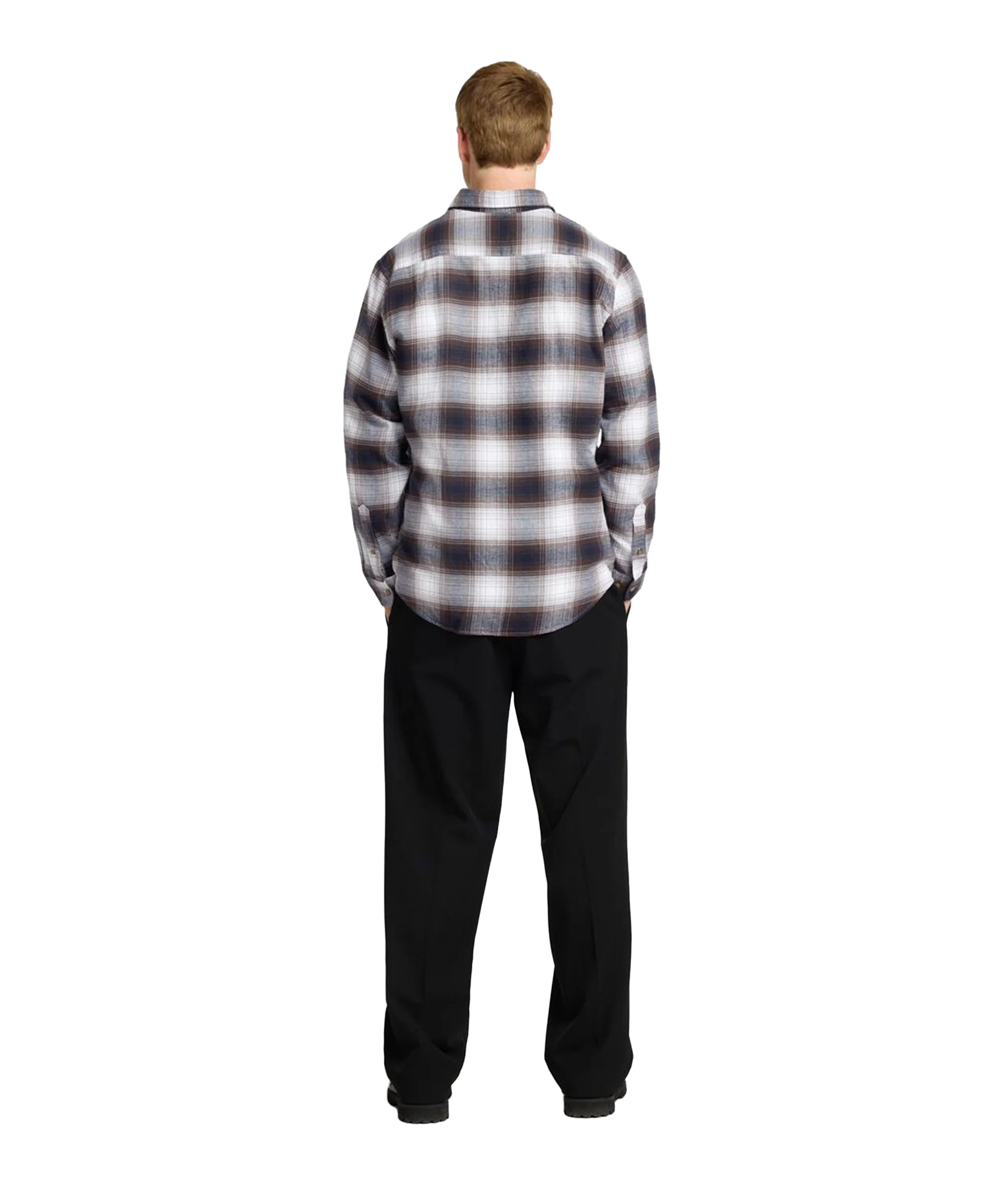 Slim Owen Brushed Shirt - Multi - Image 3
