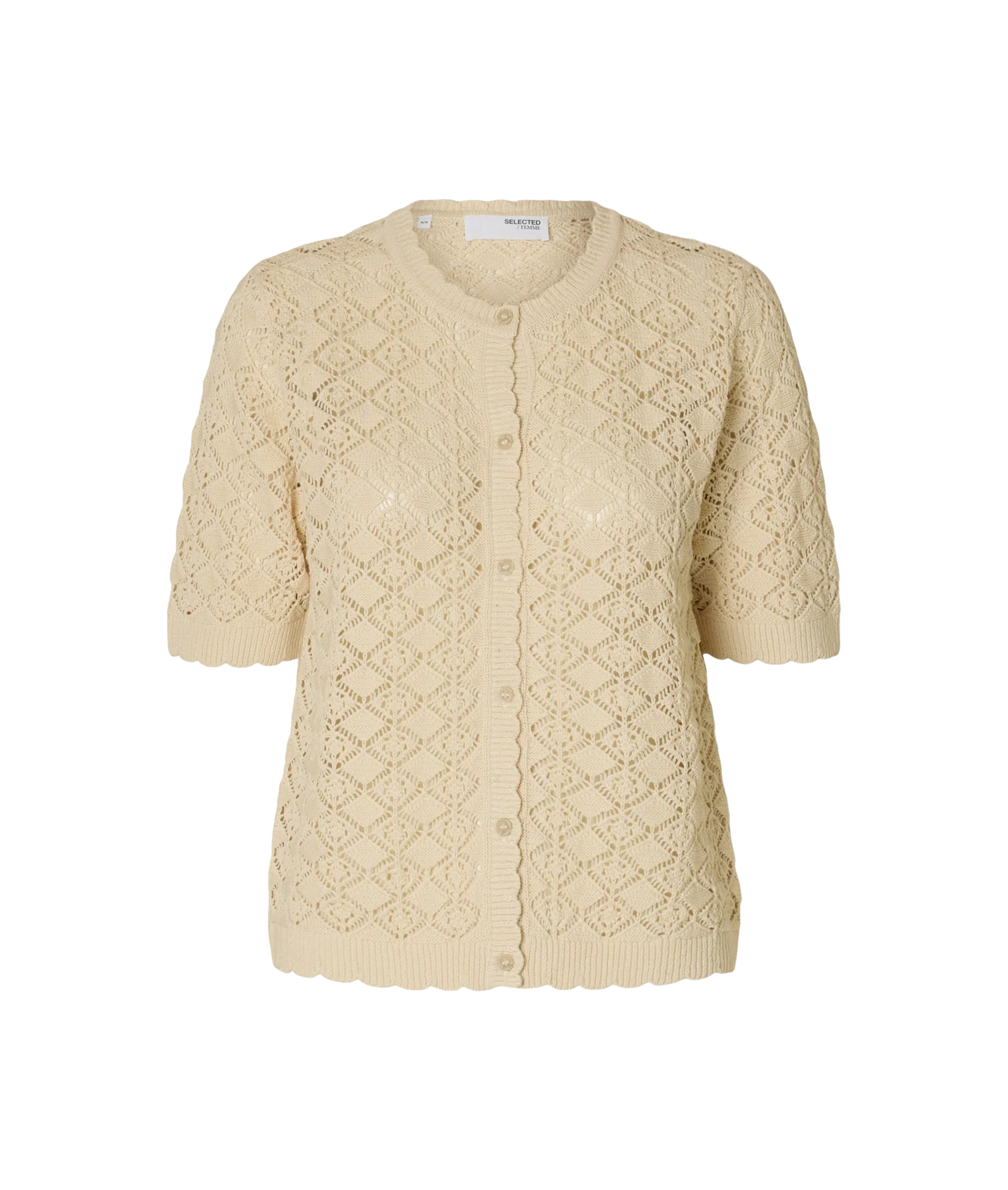 Sofia 2/4 Knit Cardigan - Cream