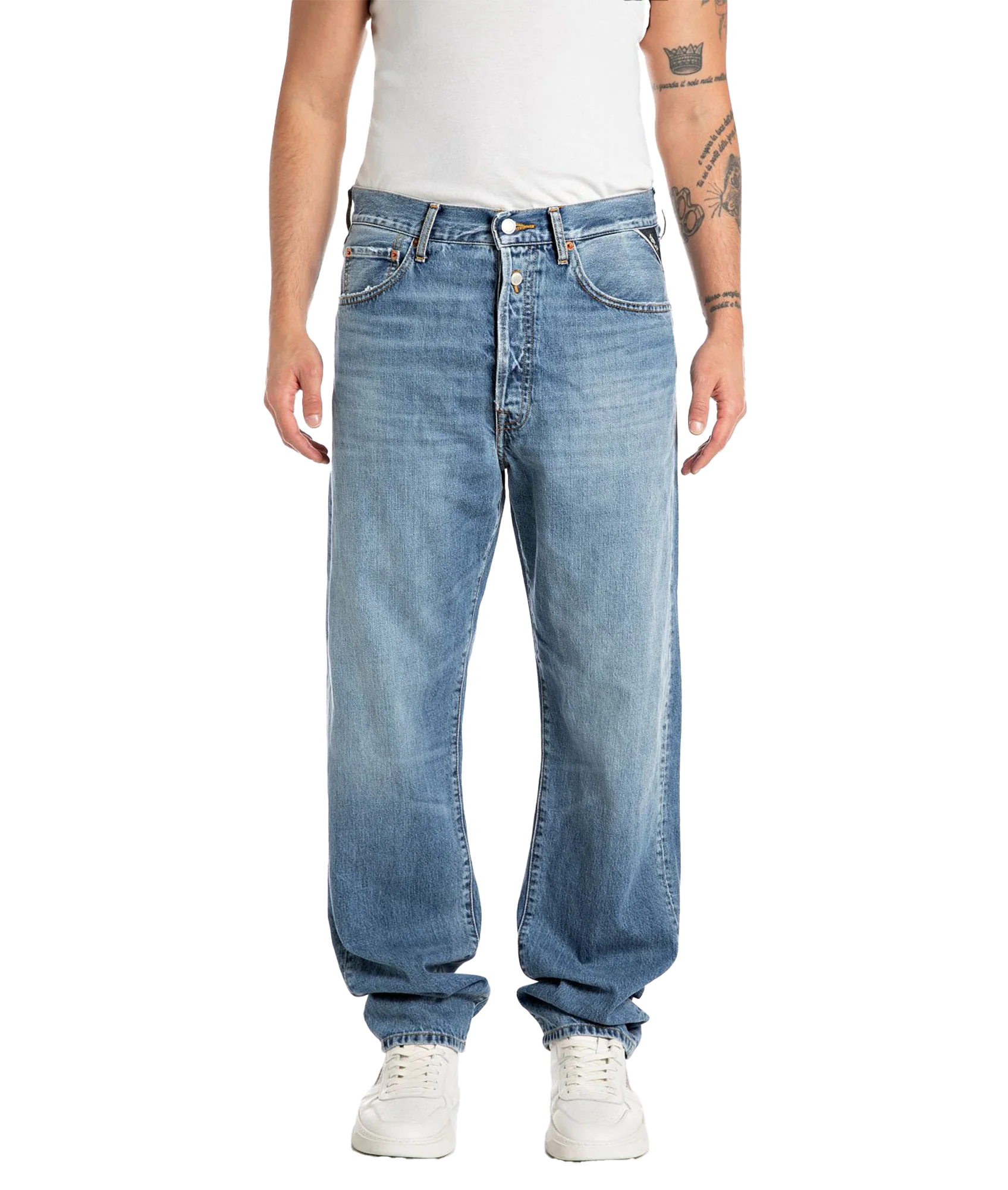 Straight Fit Jeans - Blue