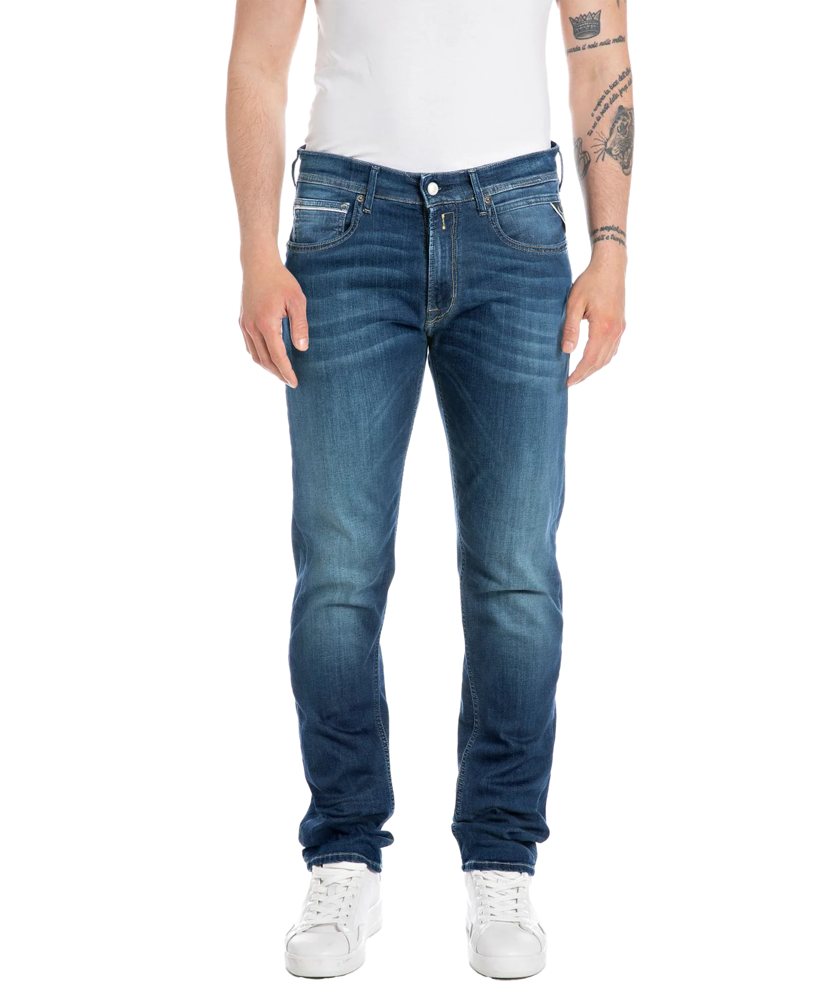 Straight Fit Jeans - Blue