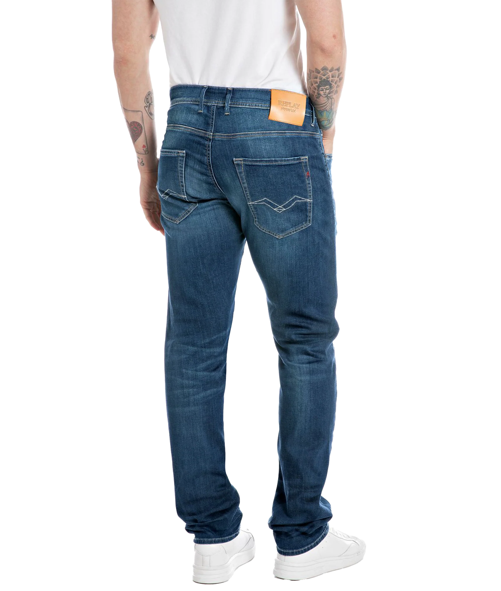 Straight Fit Jeans - Blue - Image 2