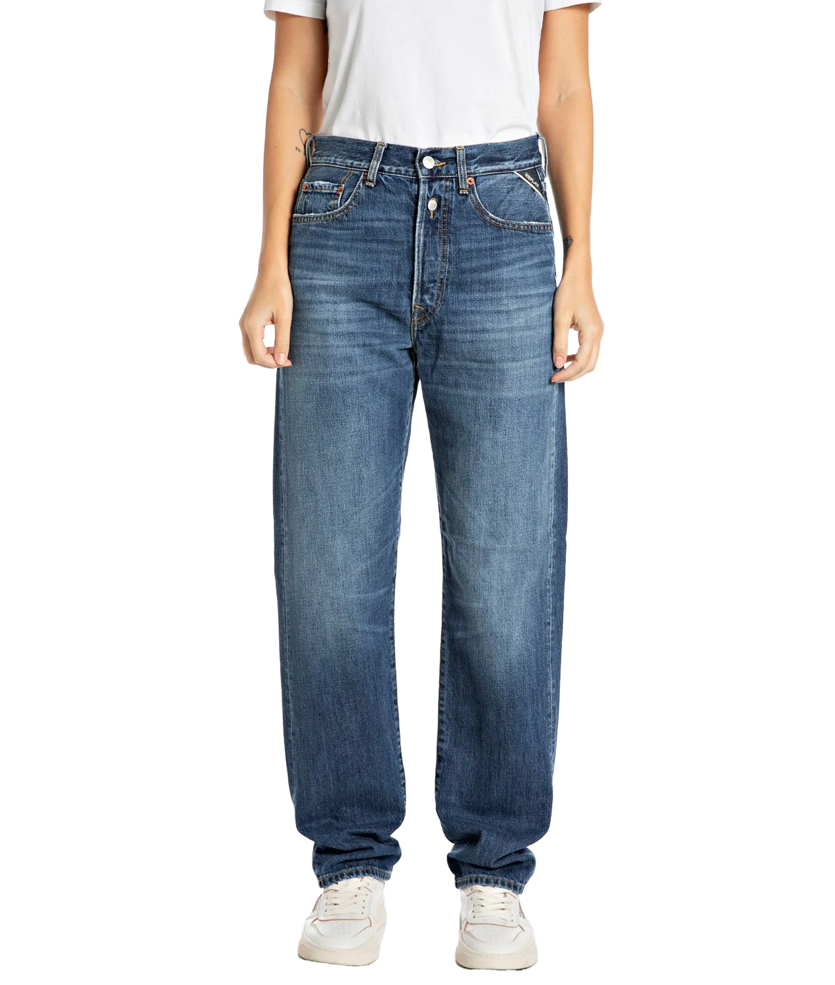 Straight Fit Jeans - Navy