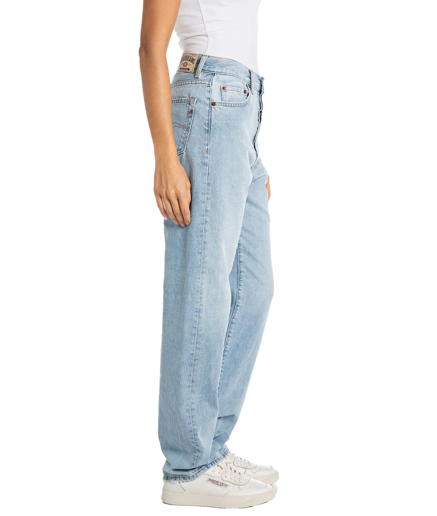 Straight Fit Jeans - Blue - Image 2